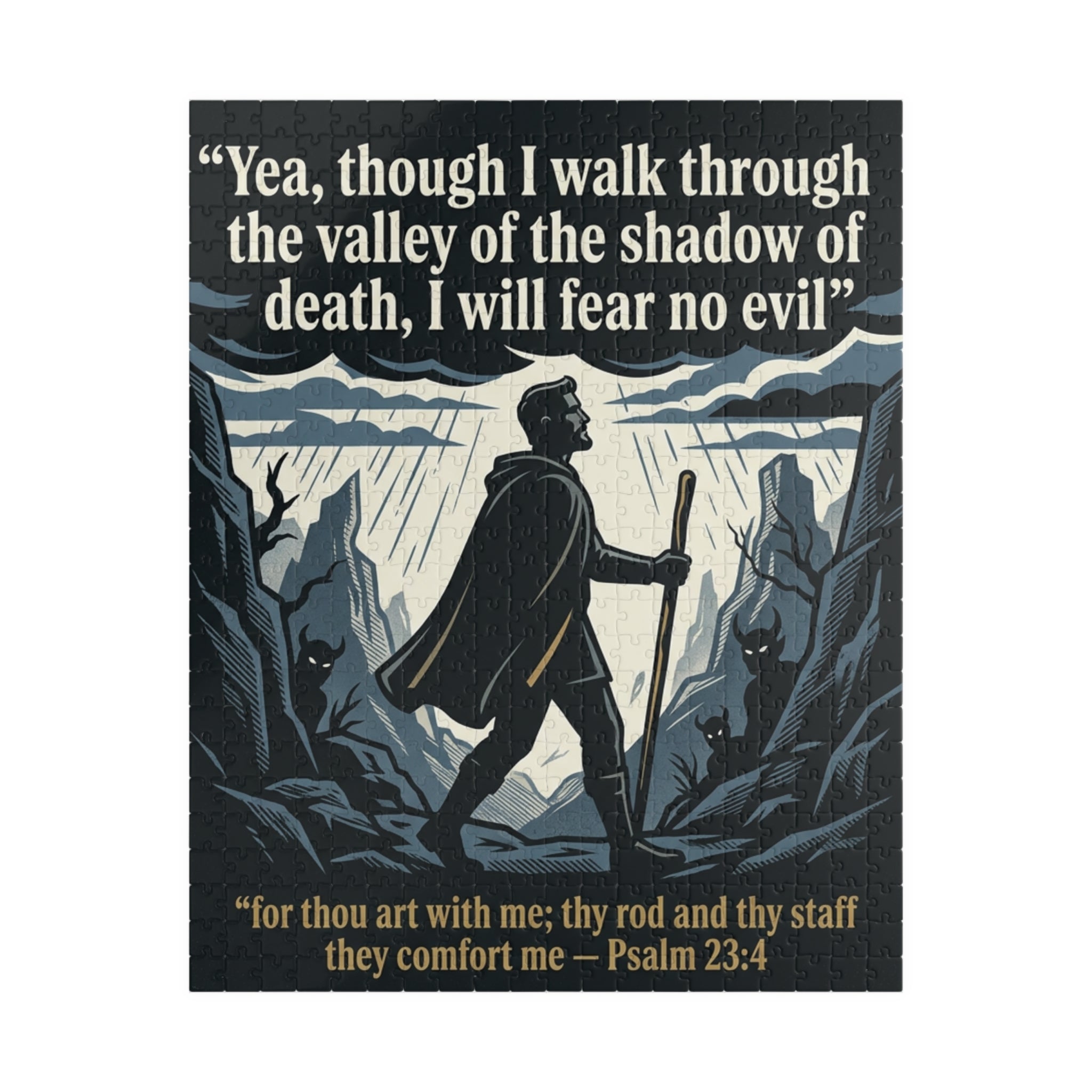Psalm 23:4 Christian Puzzle (252/520pcs)