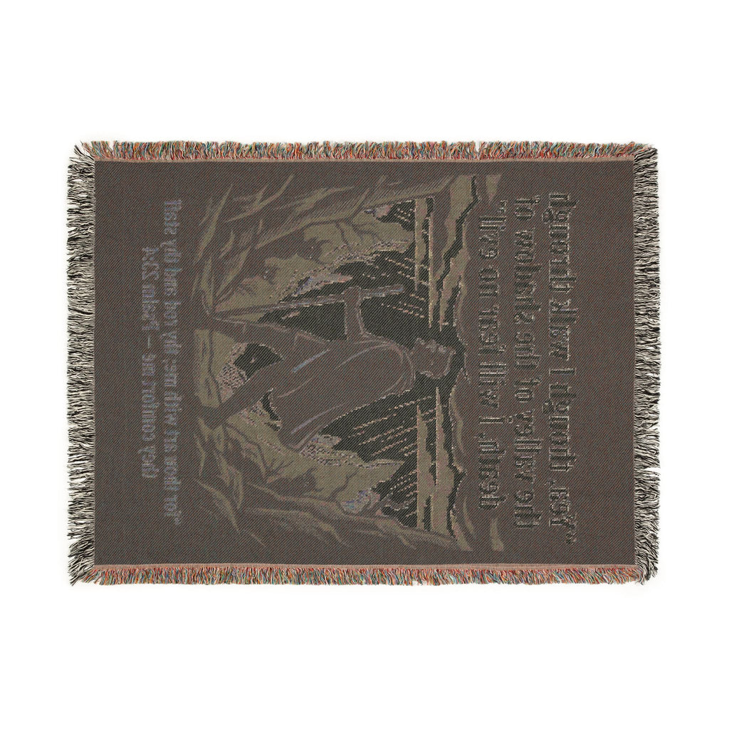 "I Can Do All Things Through Christ" - Woven Blanket