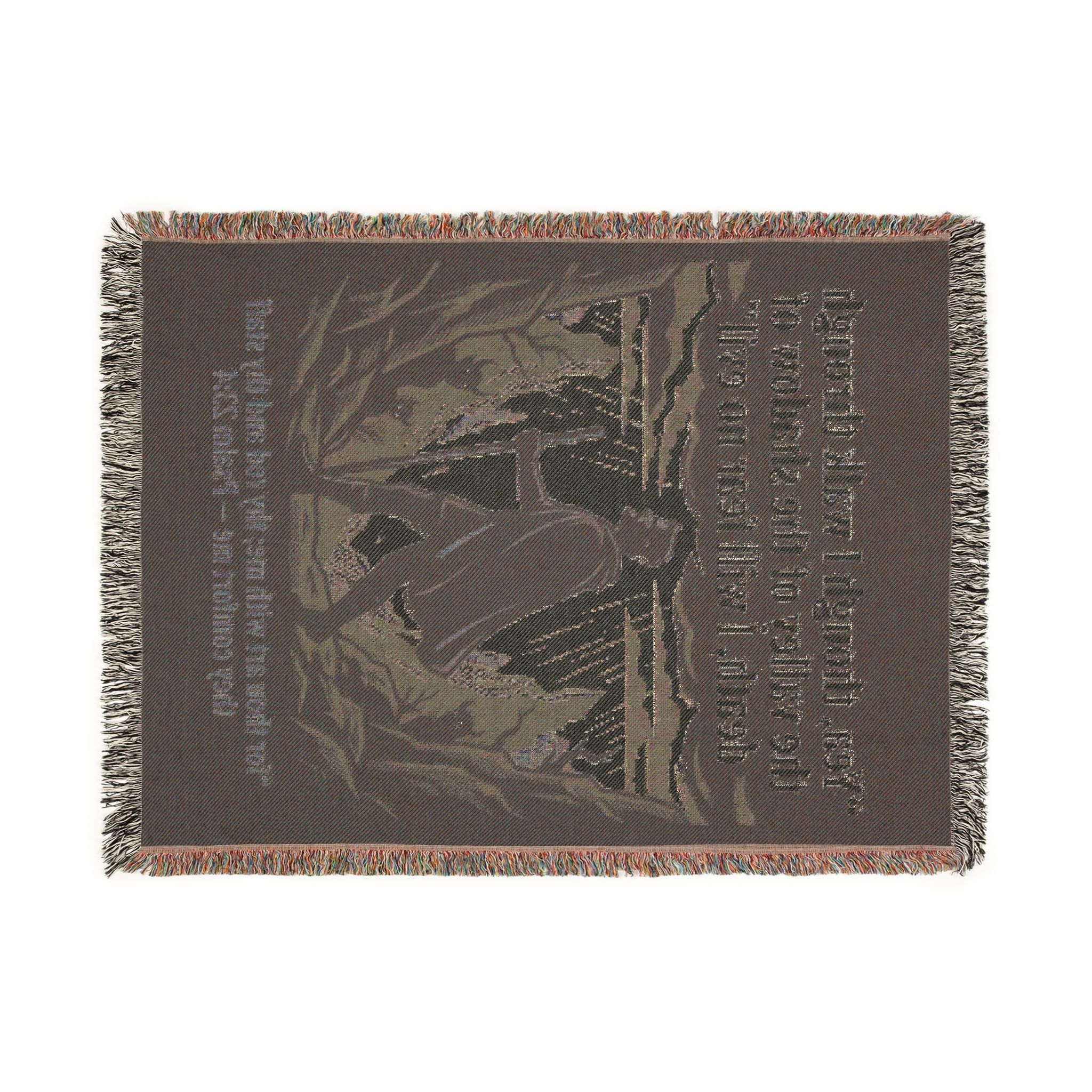 "I Can Do All Things Through Christ" - Woven Blanket