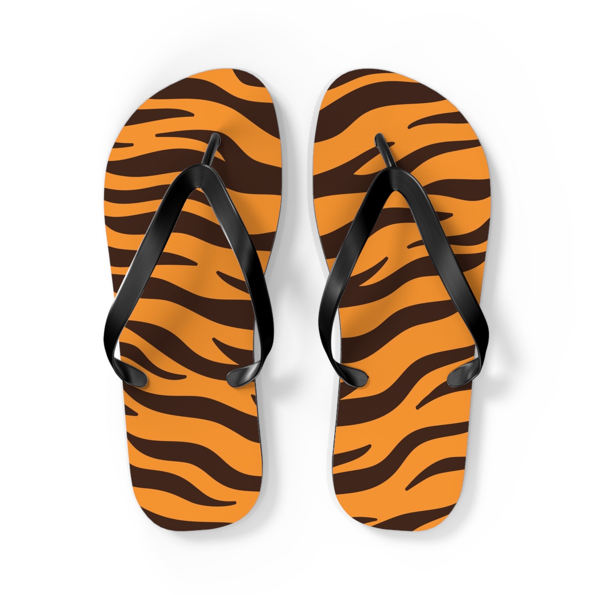 Tiger Stripe Flip Flops