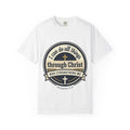 Unisex Garment-Dyed T-shirt | Philippians 4:13 Scripture Graphic