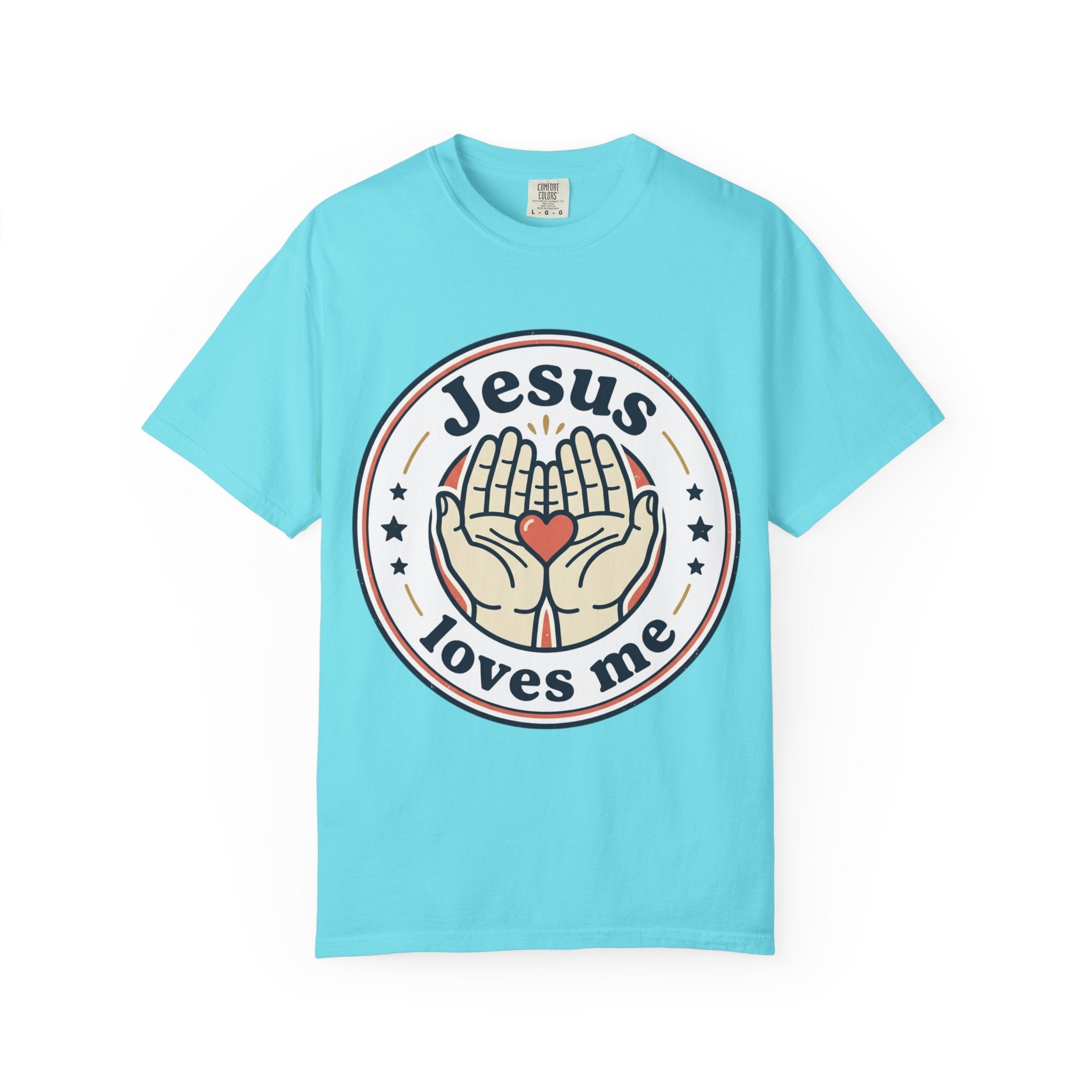 Unisex Garment-Dyed T-shirt | Jesus Loves Me Graphic