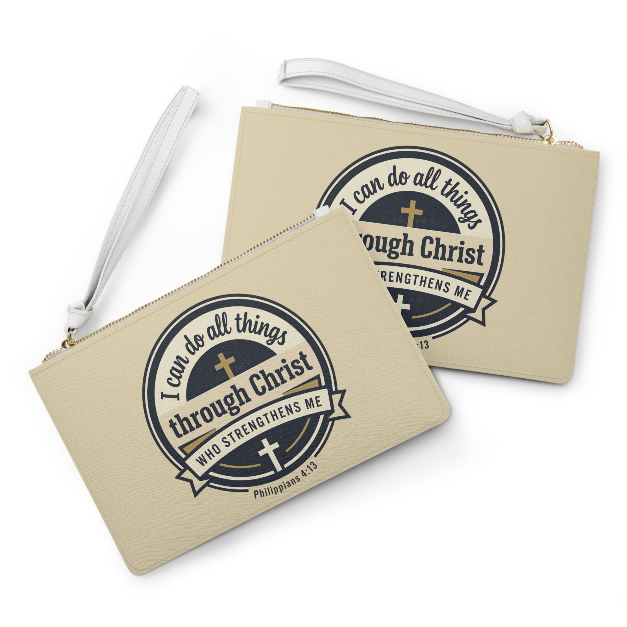 “I Can Do All Things Through Christ” Philippians 4:13 Clutch Bag