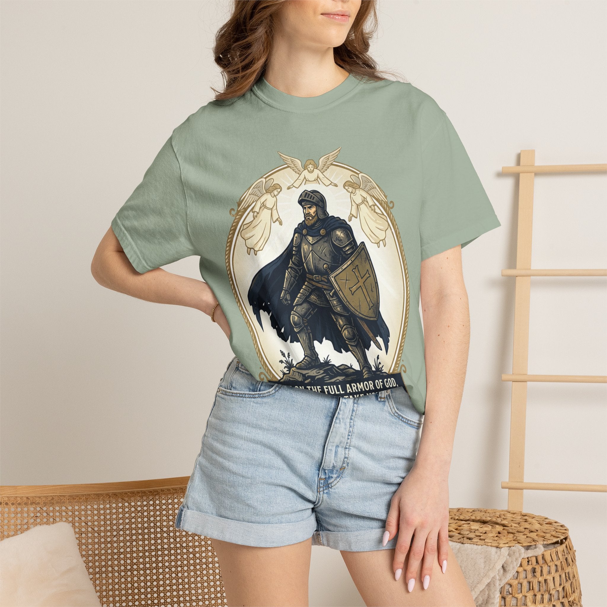 Armor of God T-Shirt -  Unisex Garment-Dyed Tee