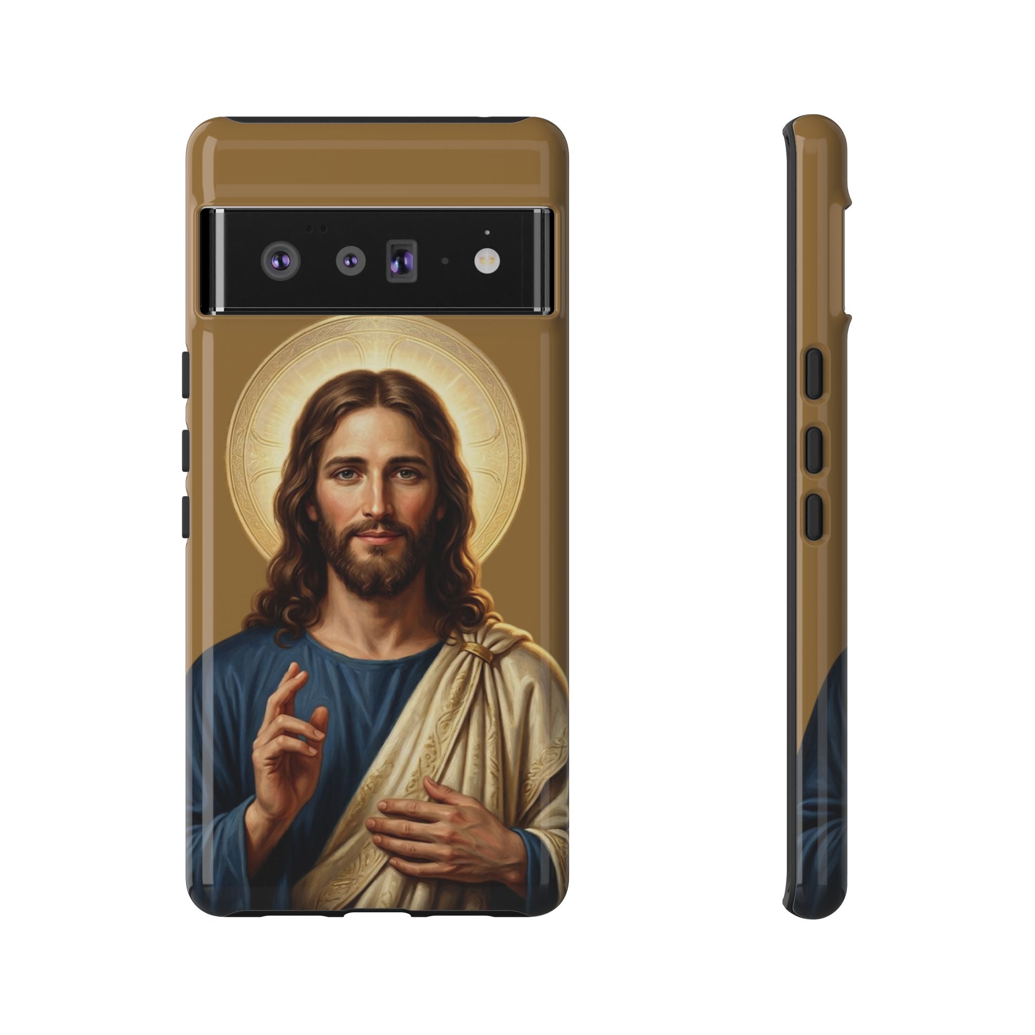 Jesus Portrait Phone Case | Tough Case | Google Pixel Selection