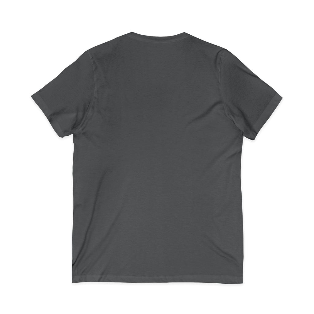 "Yea, though I walk... I will fear no evil" - Unisex Jersey Sleeve V-Neck Tee