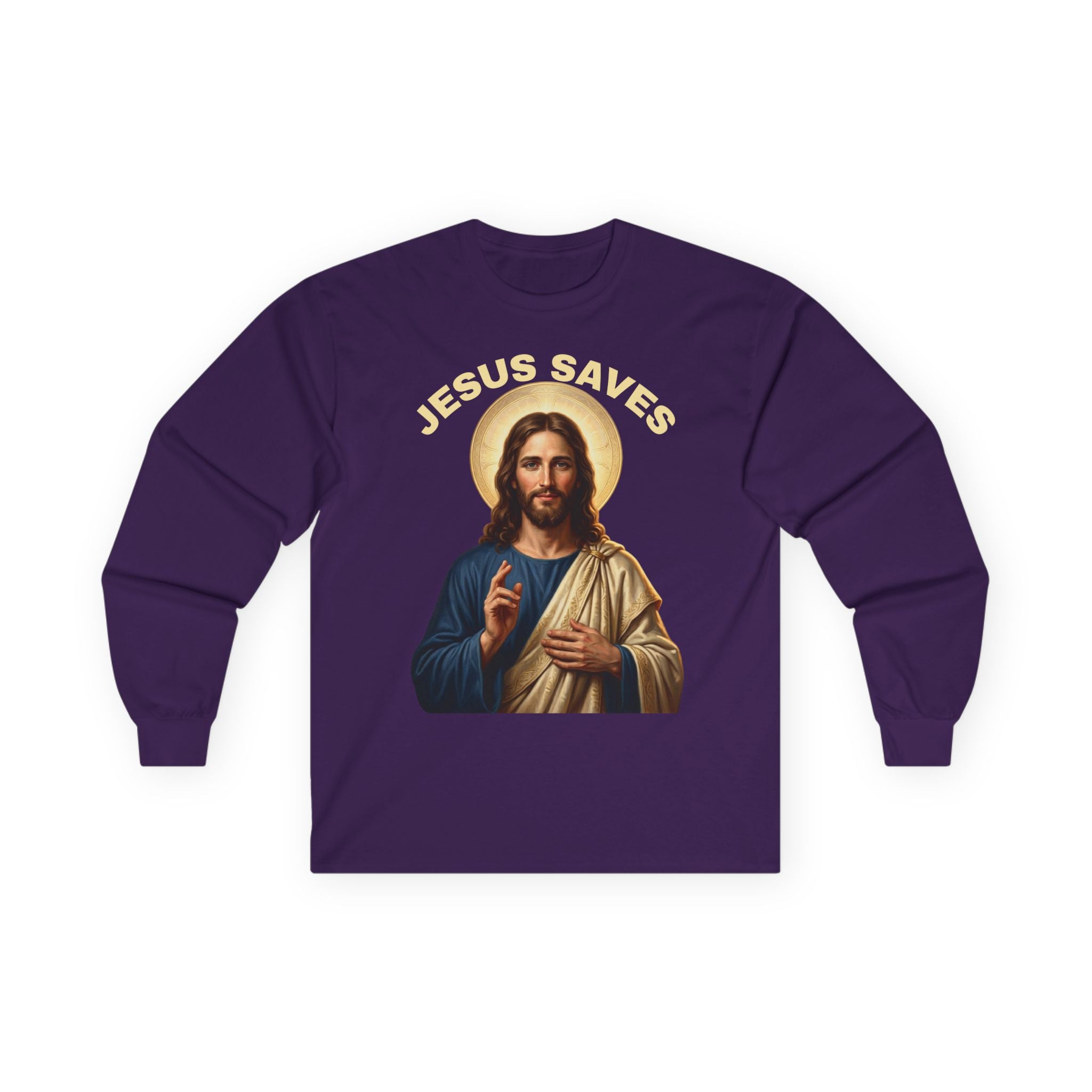 Jesus Saves Unisex Ultra Cotton Long Sleeve Tee