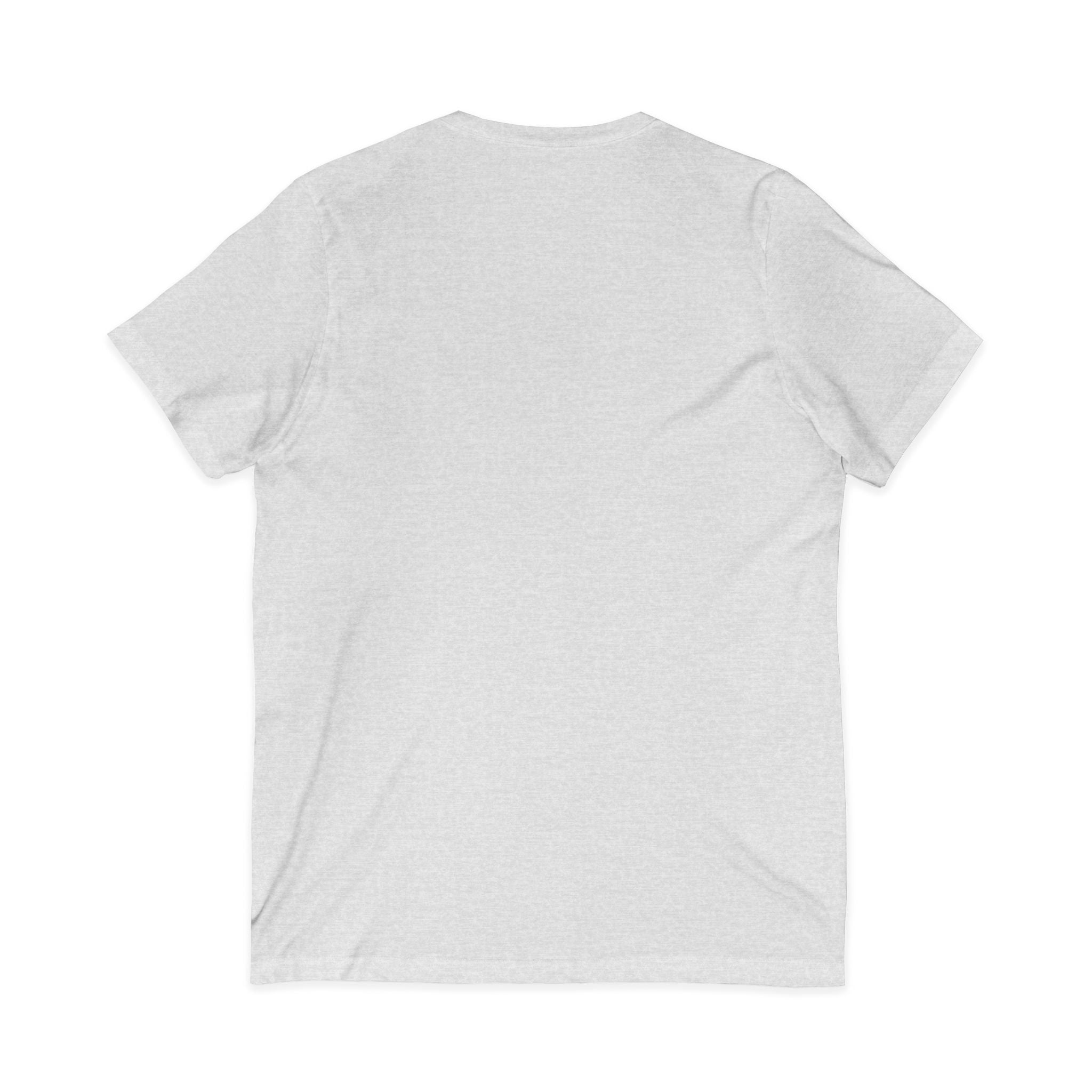 "Yea, though I walk... I will fear no evil" - Unisex Jersey Sleeve V-Neck Tee