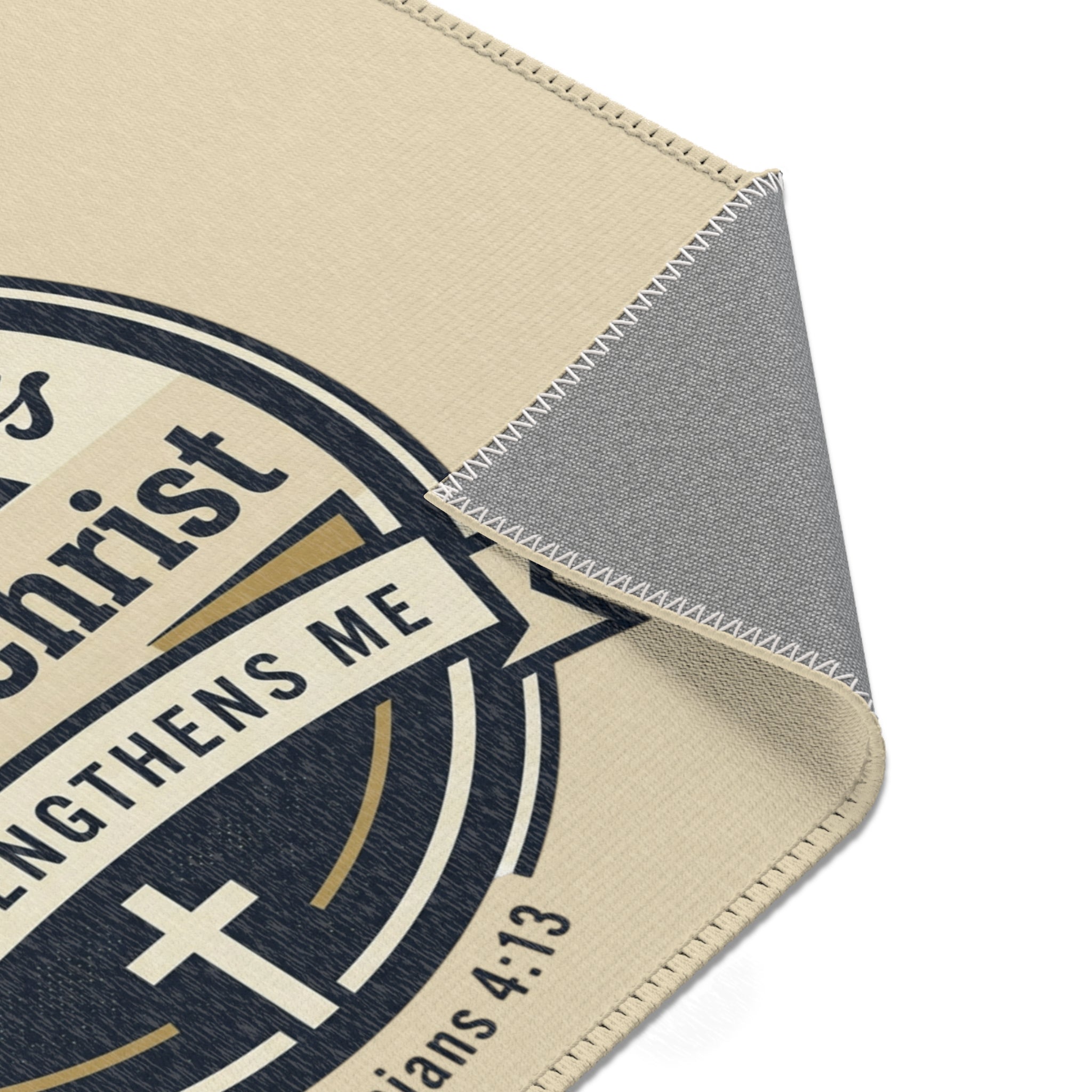 "I Can Do All Things Through Christ"(Philippians 4:13) Area Rug