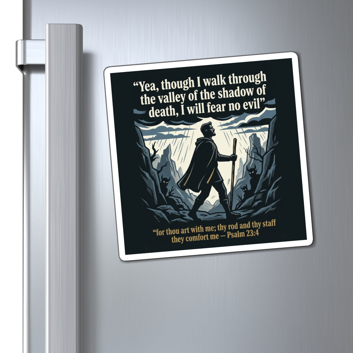 "Valley of the Shadow of Death" Scripture Magnets