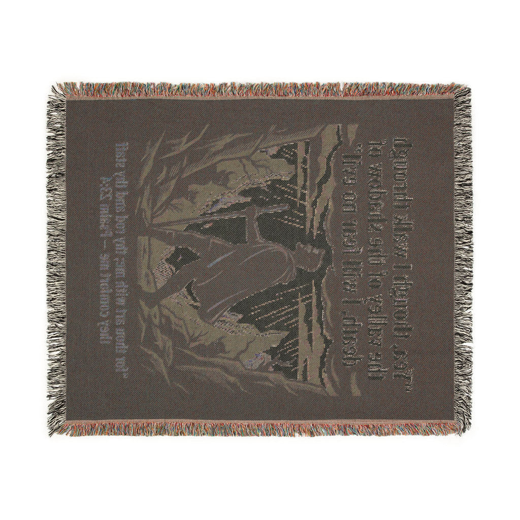 "I Can Do All Things Through Christ" - Woven Blanket