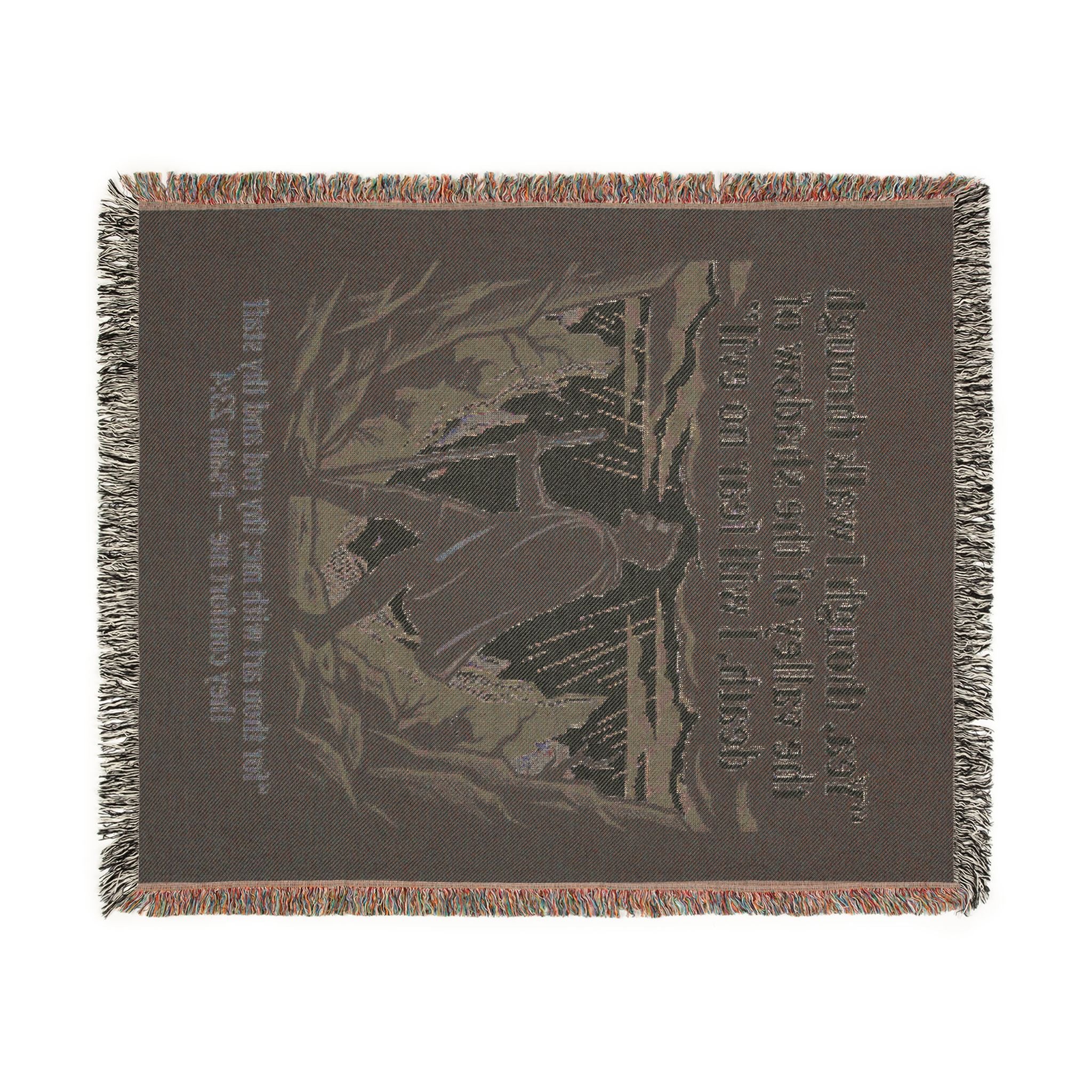 "I Can Do All Things Through Christ" - Woven Blanket