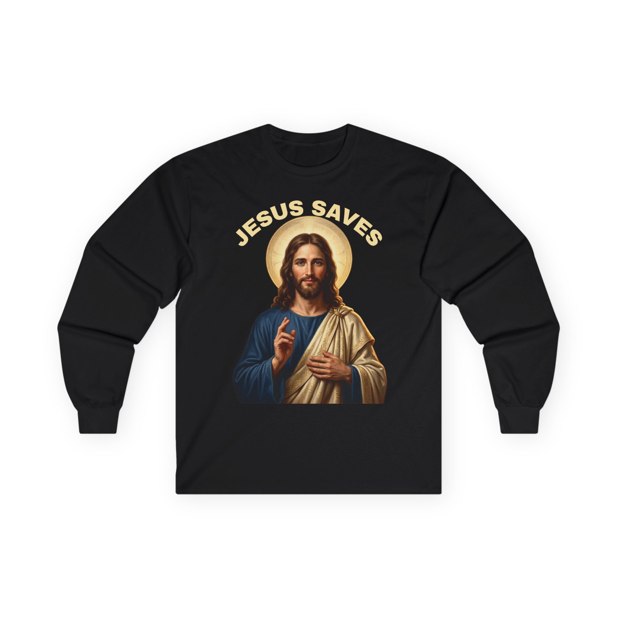 Jesus Saves Unisex Ultra Cotton Long Sleeve Tee