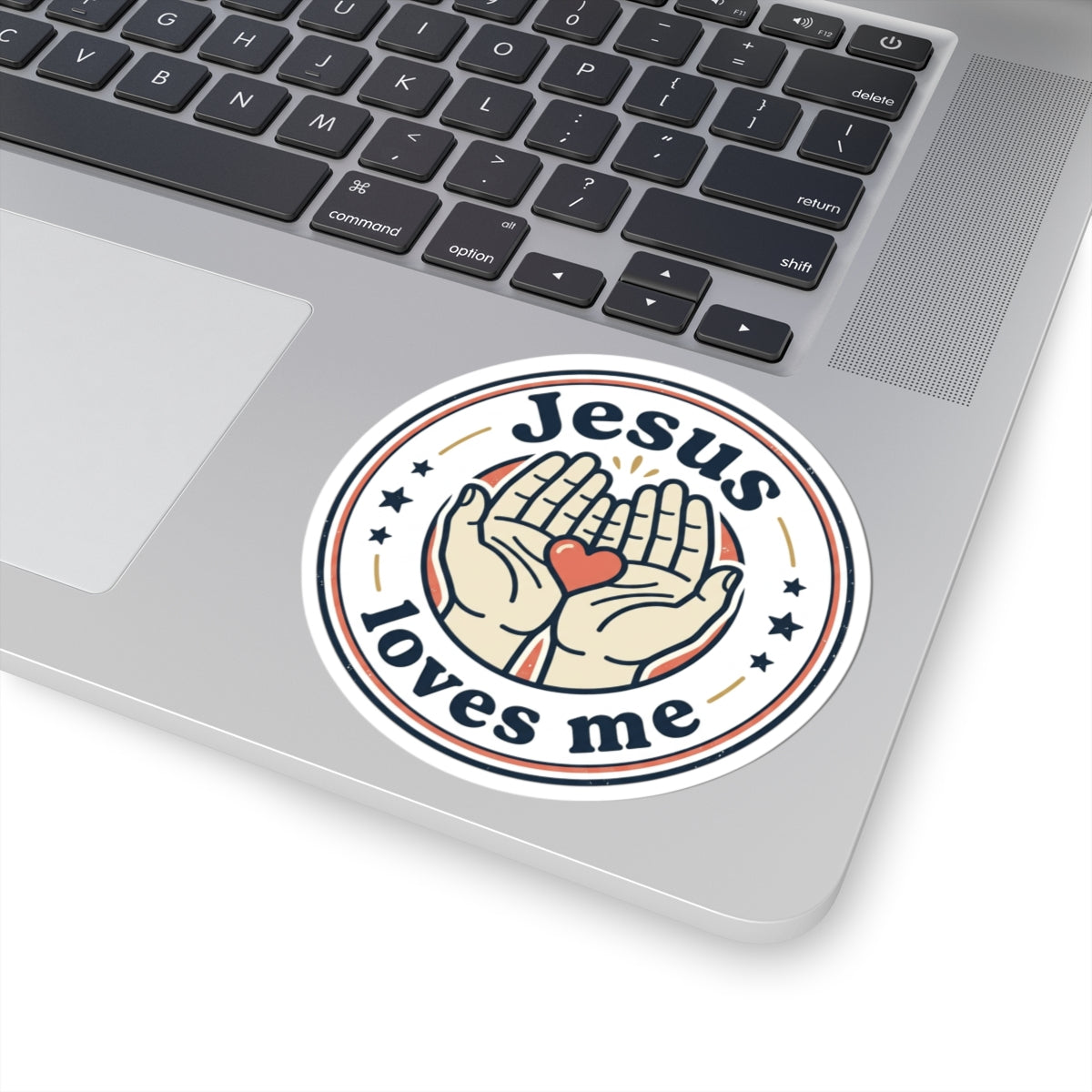 Jesus Loves Me Graphic — Kiss-Cut Vinyl Sticker