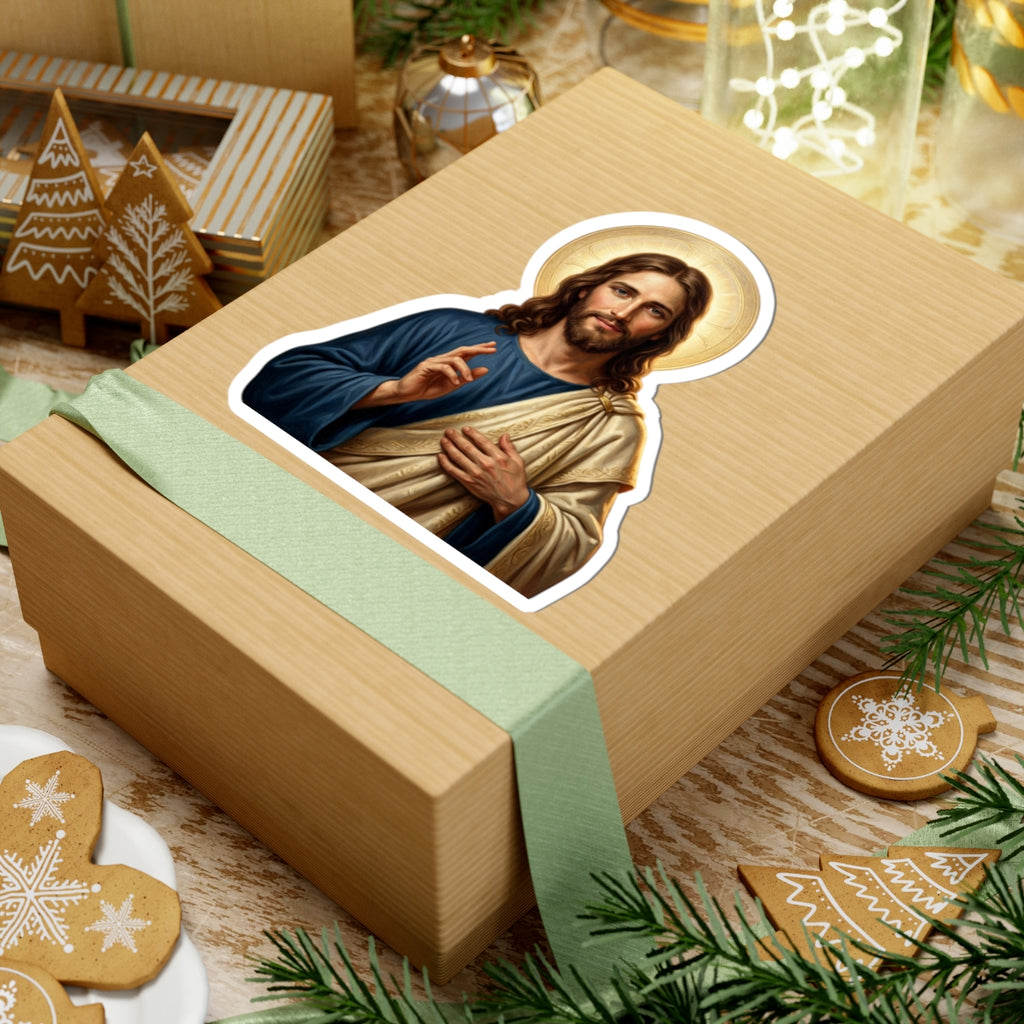 Jesus Christ Portrait — Kiss-Cut Vinyl Sticker