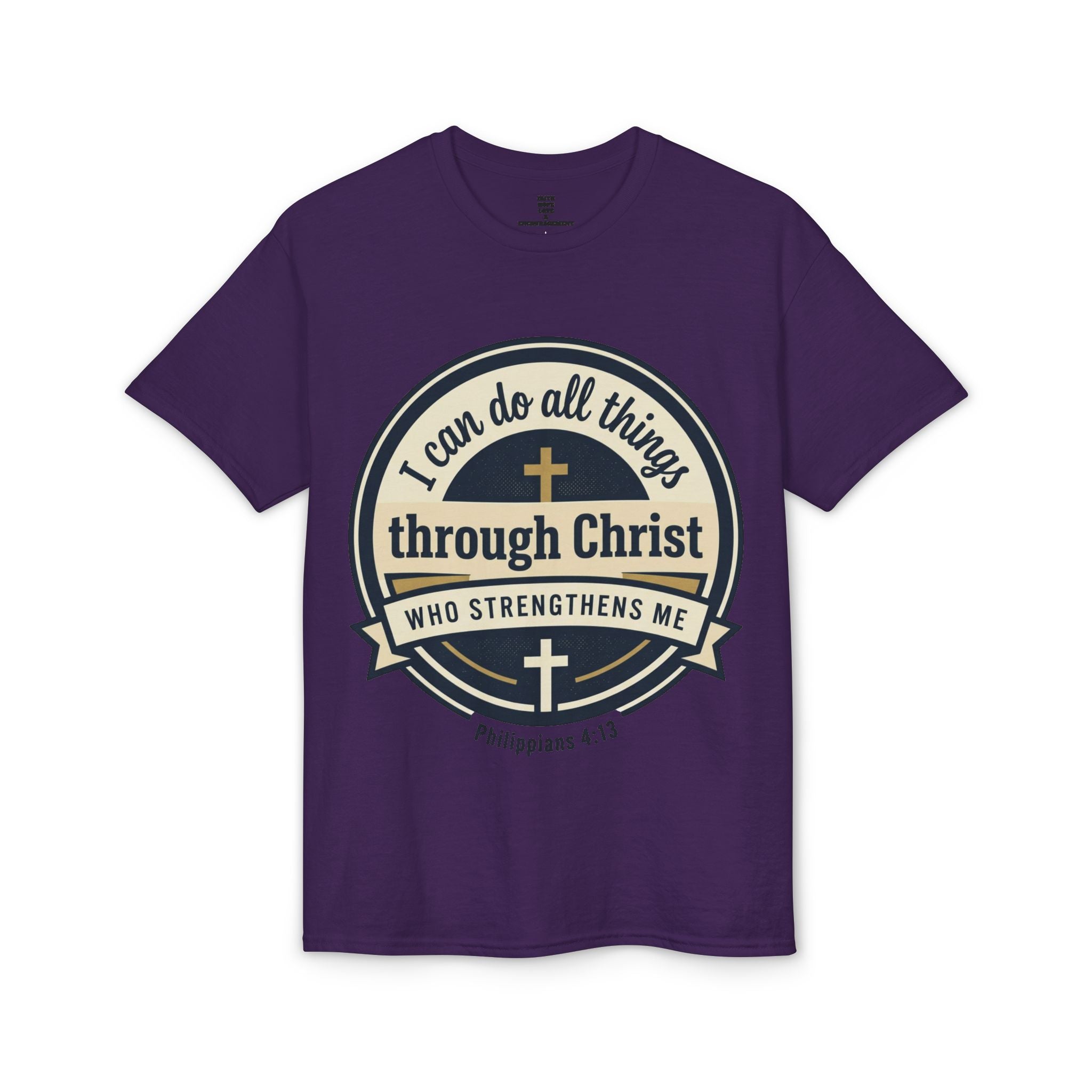 "I Can Do All Things Christ" Philippians 4:13 Graphic - Unisex DryBlend® Moisture Wicking Tee