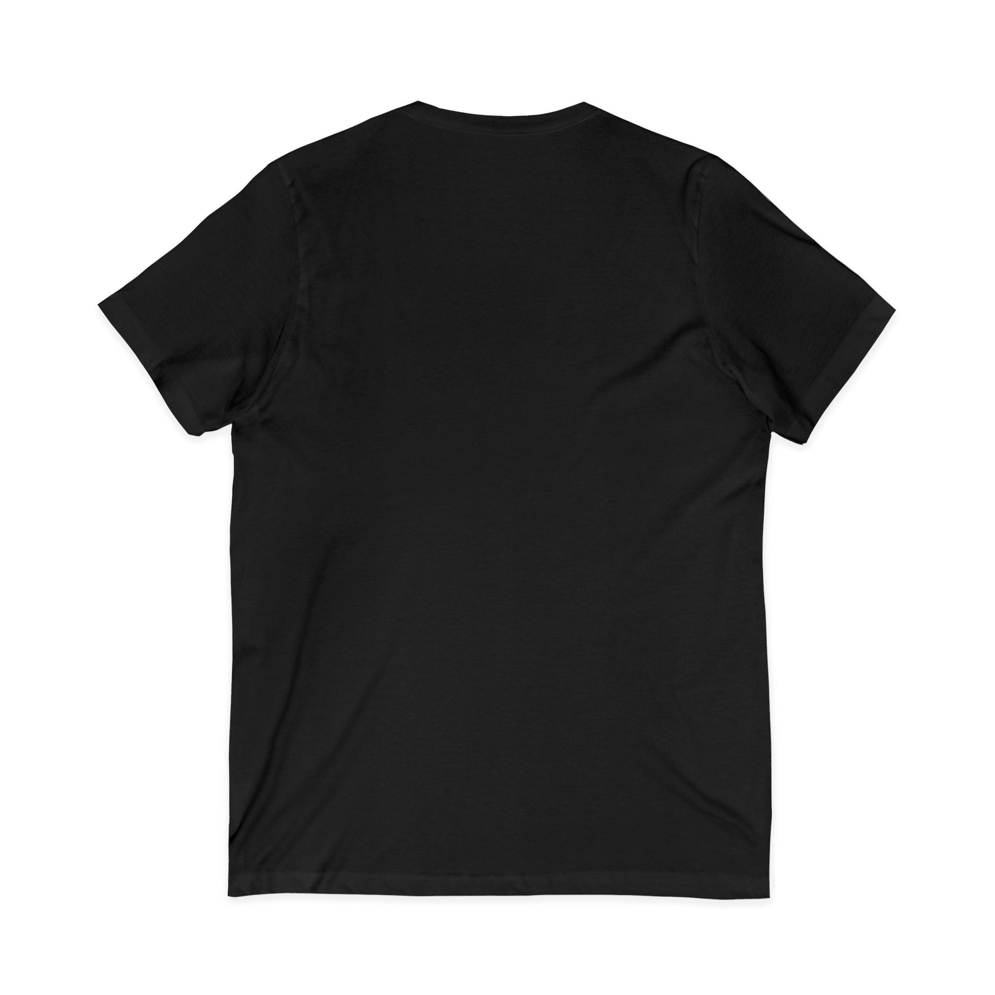 "Yea, though I walk... I will fear no evil" - Unisex Jersey Sleeve V-Neck Tee