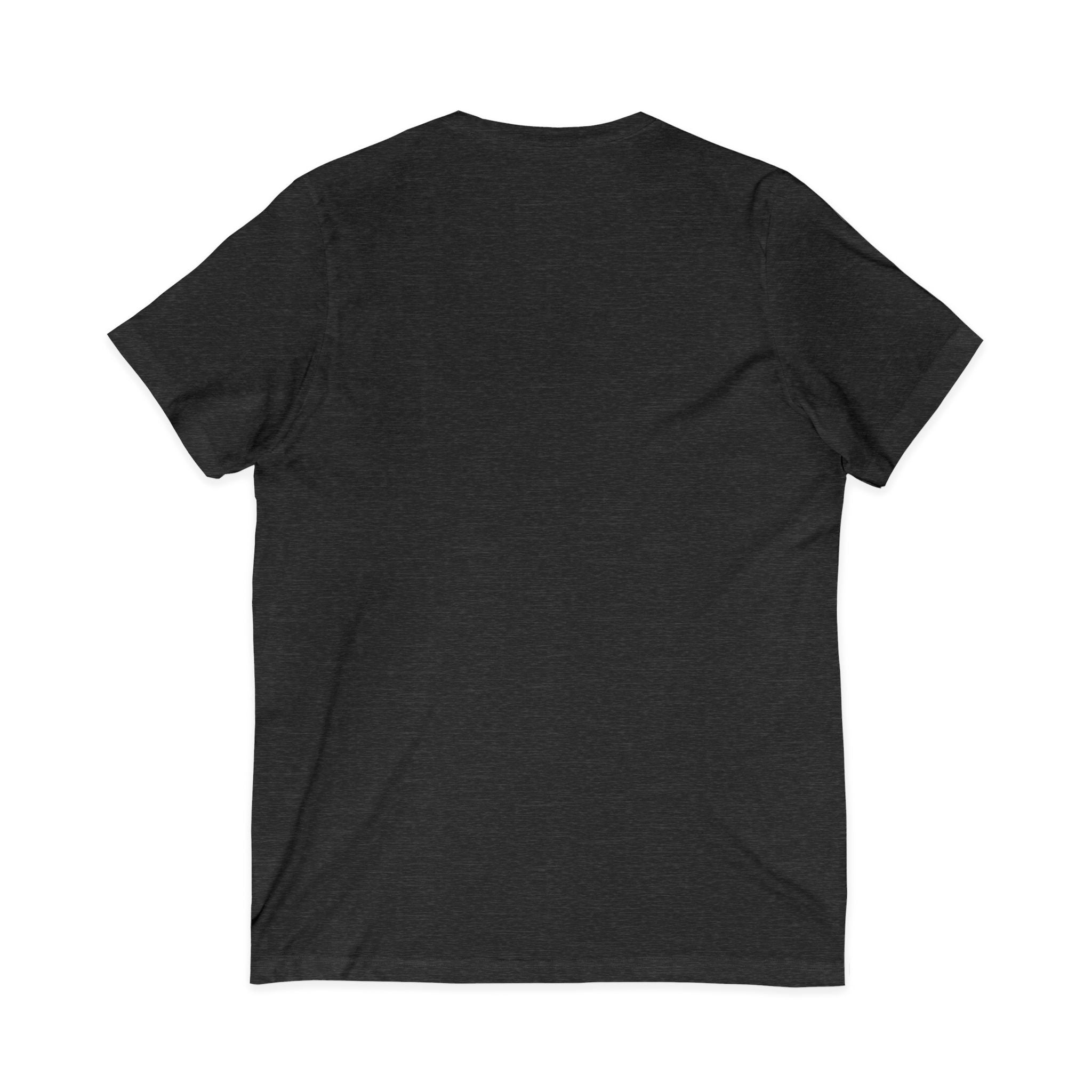 "Yea, though I walk... I will fear no evil" - Unisex Jersey Sleeve V-Neck Tee