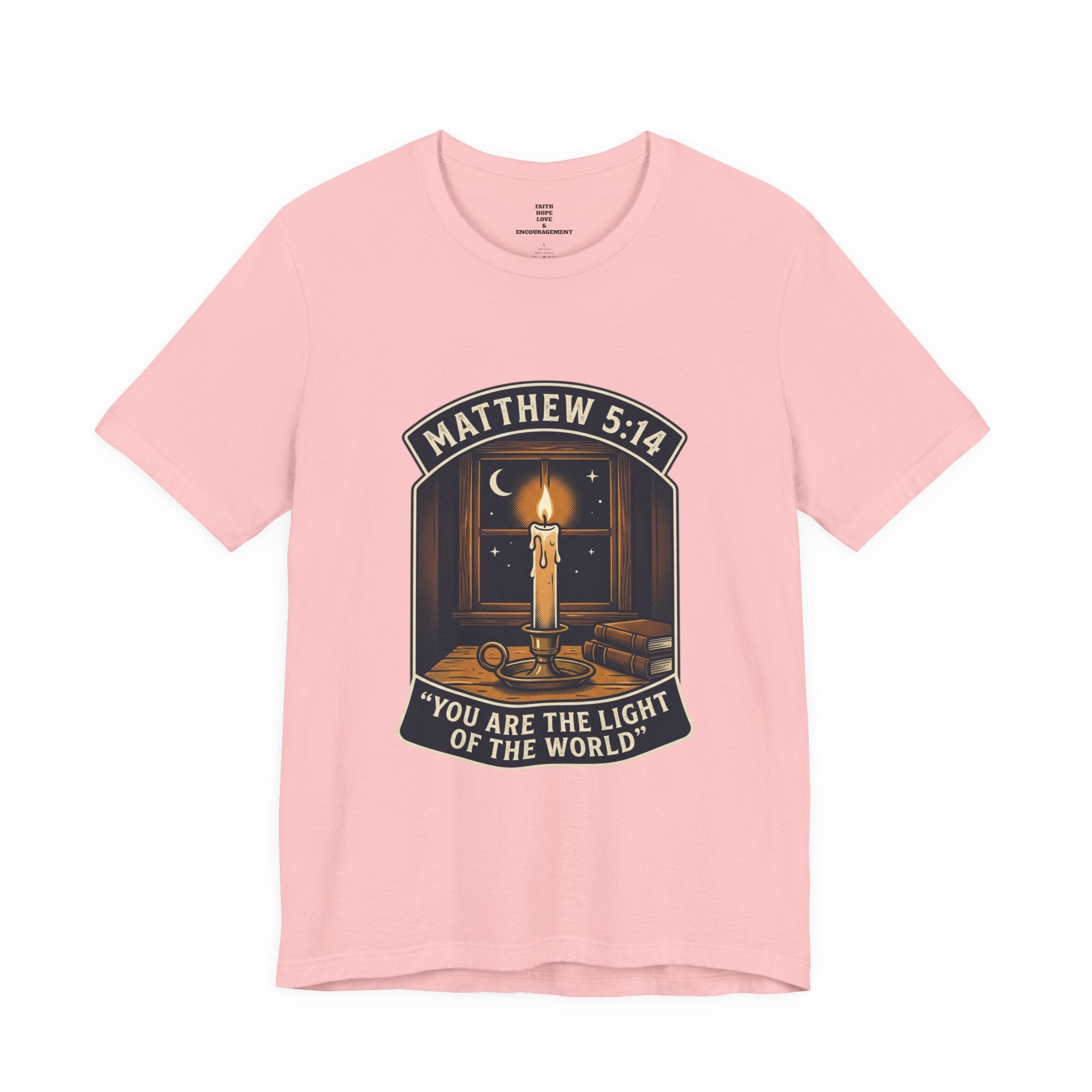 "You Are the Light of the World" Christian Tee  — Unisex Jersey Short Sleeve Tee