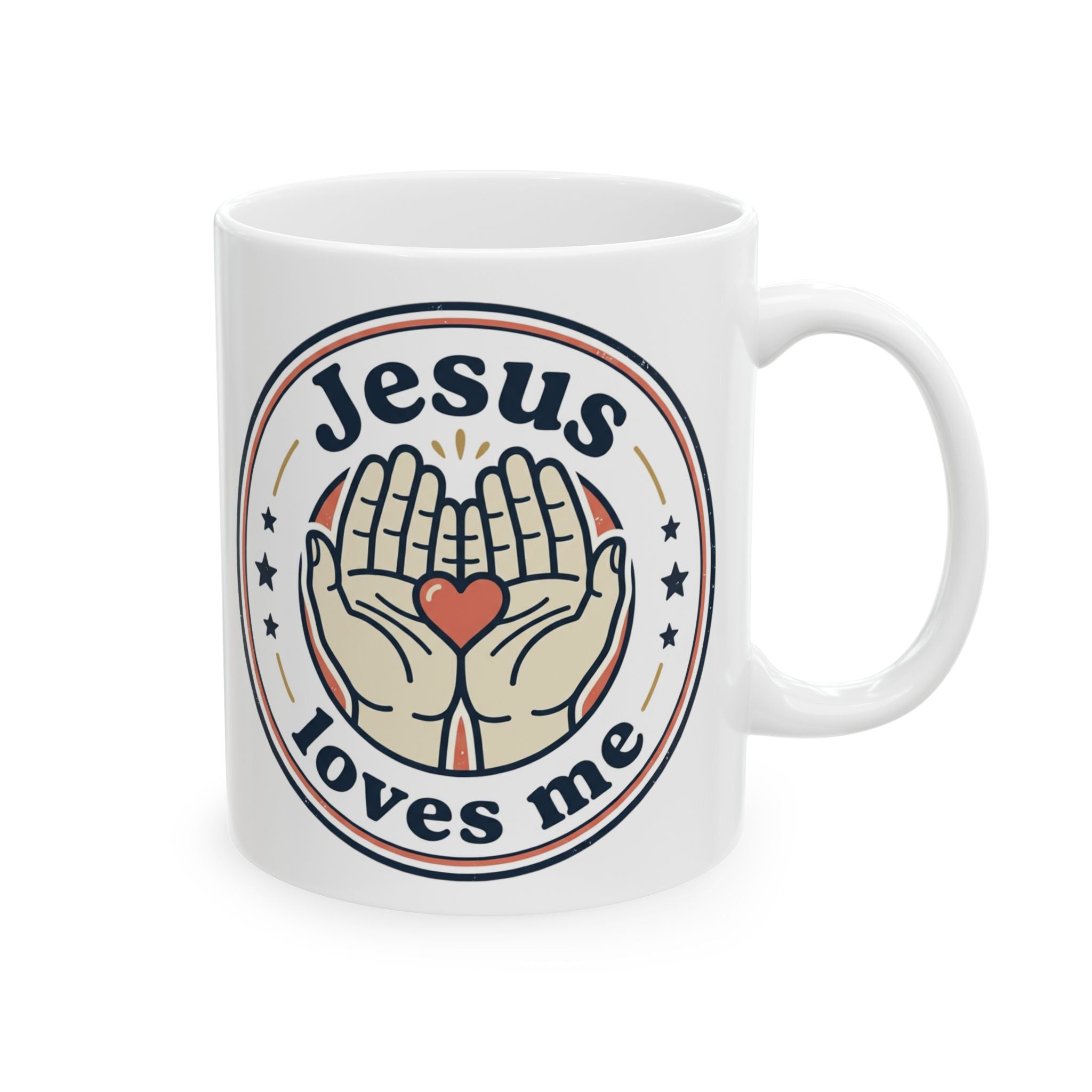 Jesus Loves Me - Ceramic Mug, (11oz, 15oz)