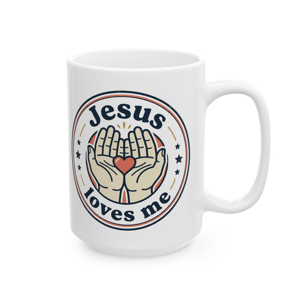 Jesus Loves Me - Ceramic Mug, (11oz, 15oz)