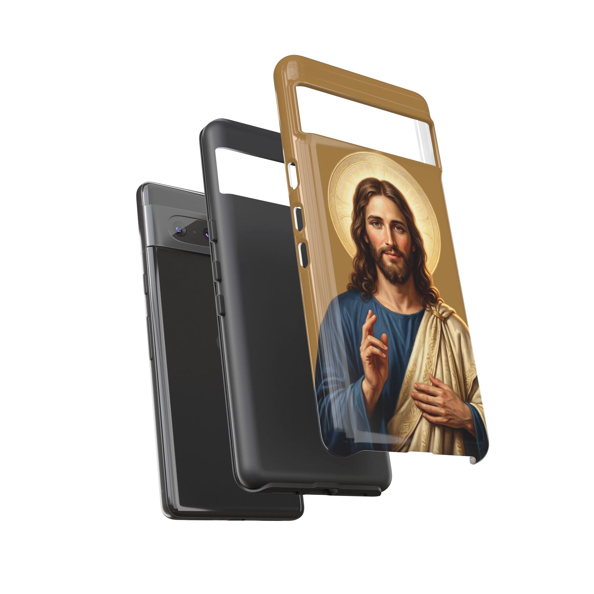 Jesus Portrait Phone Case | Tough Case | Google Pixel Selection
