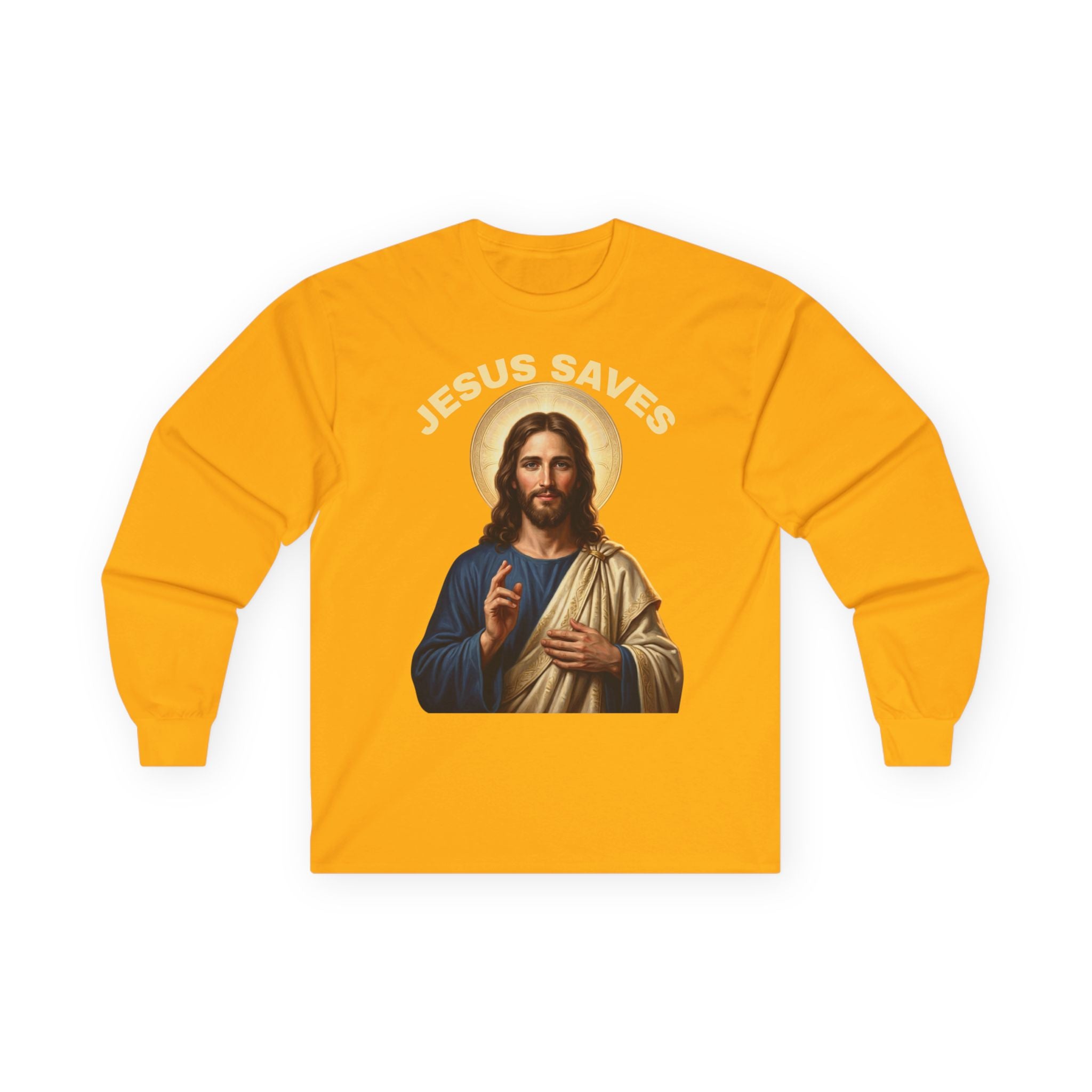Jesus Saves Unisex Ultra Cotton Long Sleeve Tee