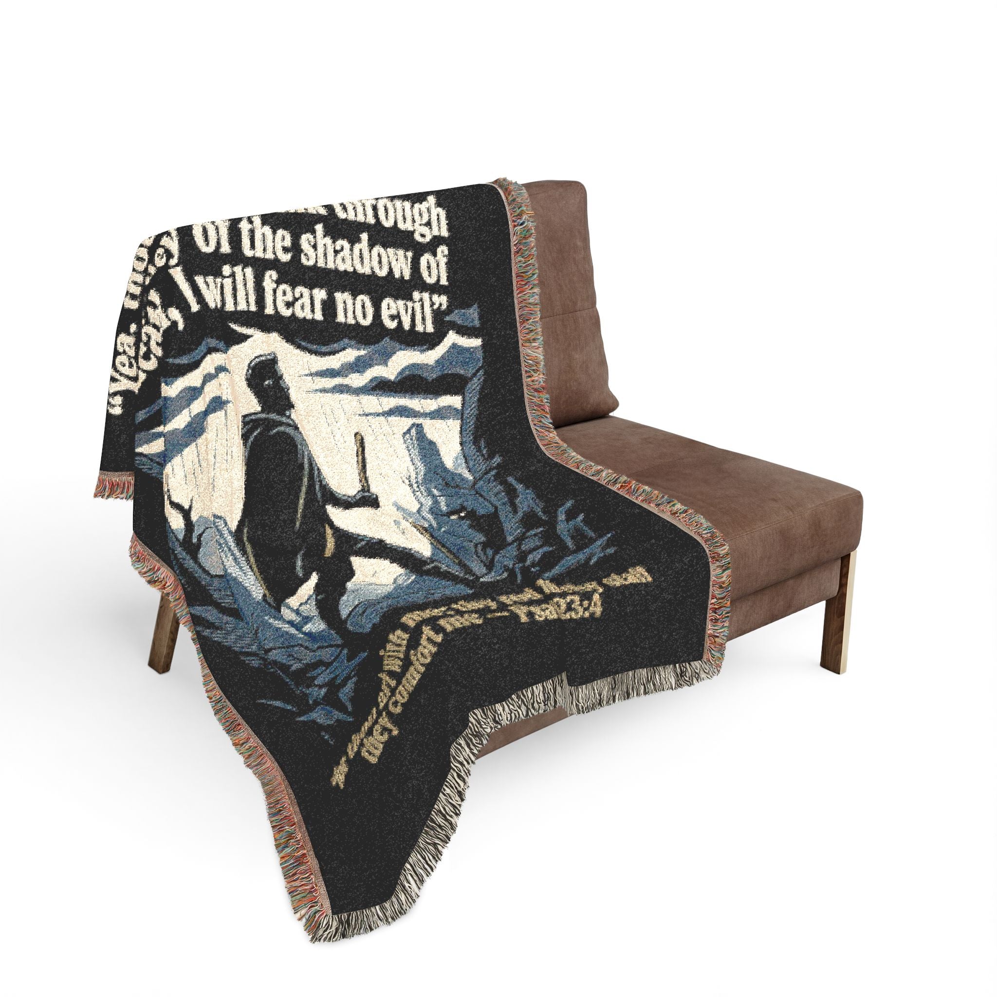 "I Can Do All Things Through Christ" - Woven Blanket