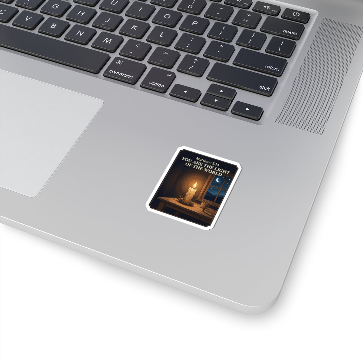 “You Are the Light of the World” Scripture Portrait -  Kiss-Cut Vinyl Sticker