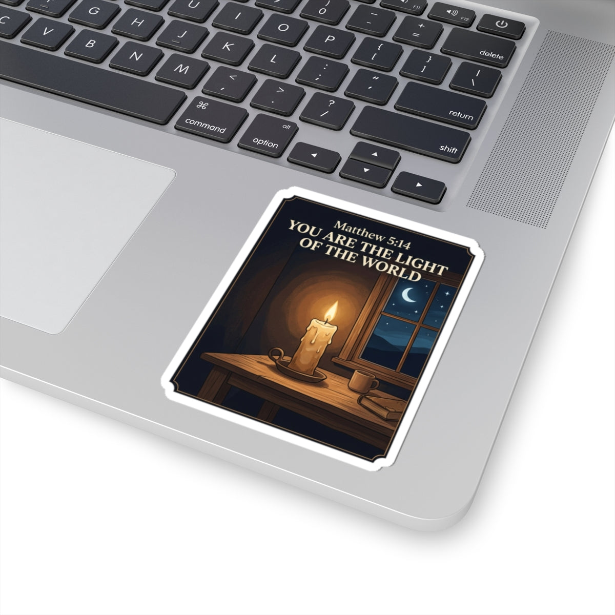 “You Are the Light of the World” Scripture Portrait -  Kiss-Cut Vinyl Sticker