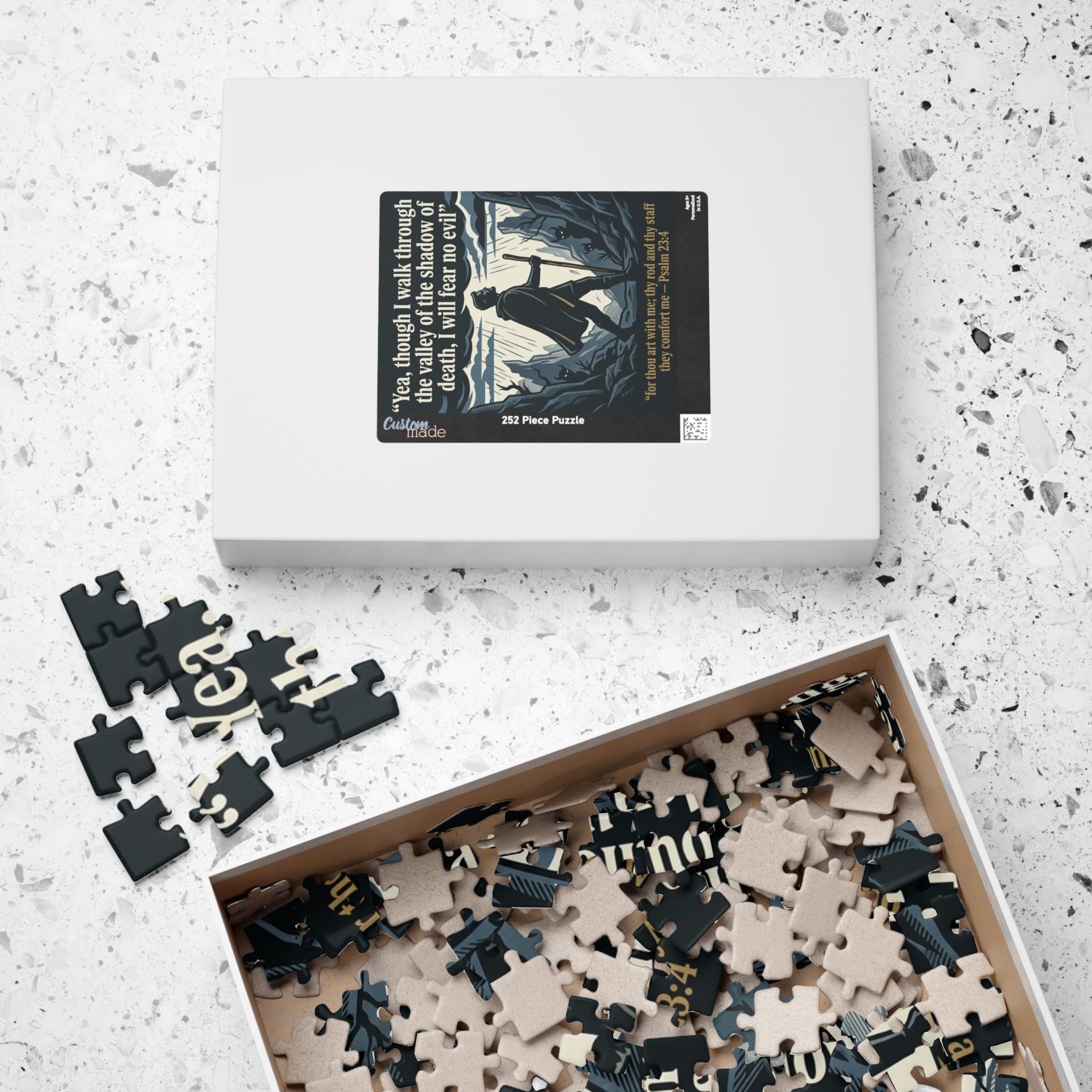 Psalm 23:4 Christian Puzzle (252/520pcs)