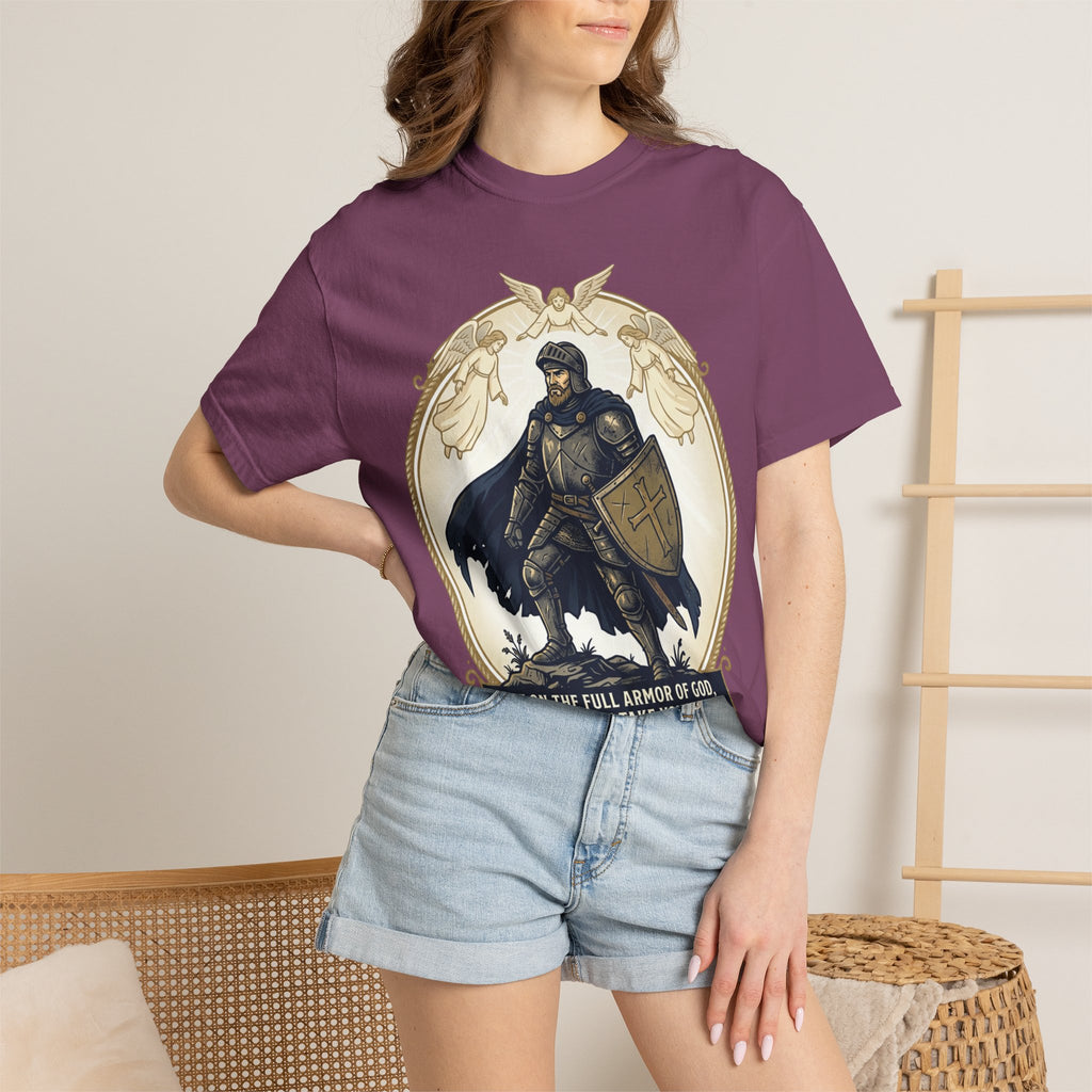 Armor of God T-Shirt -  Unisex Garment-Dyed Tee