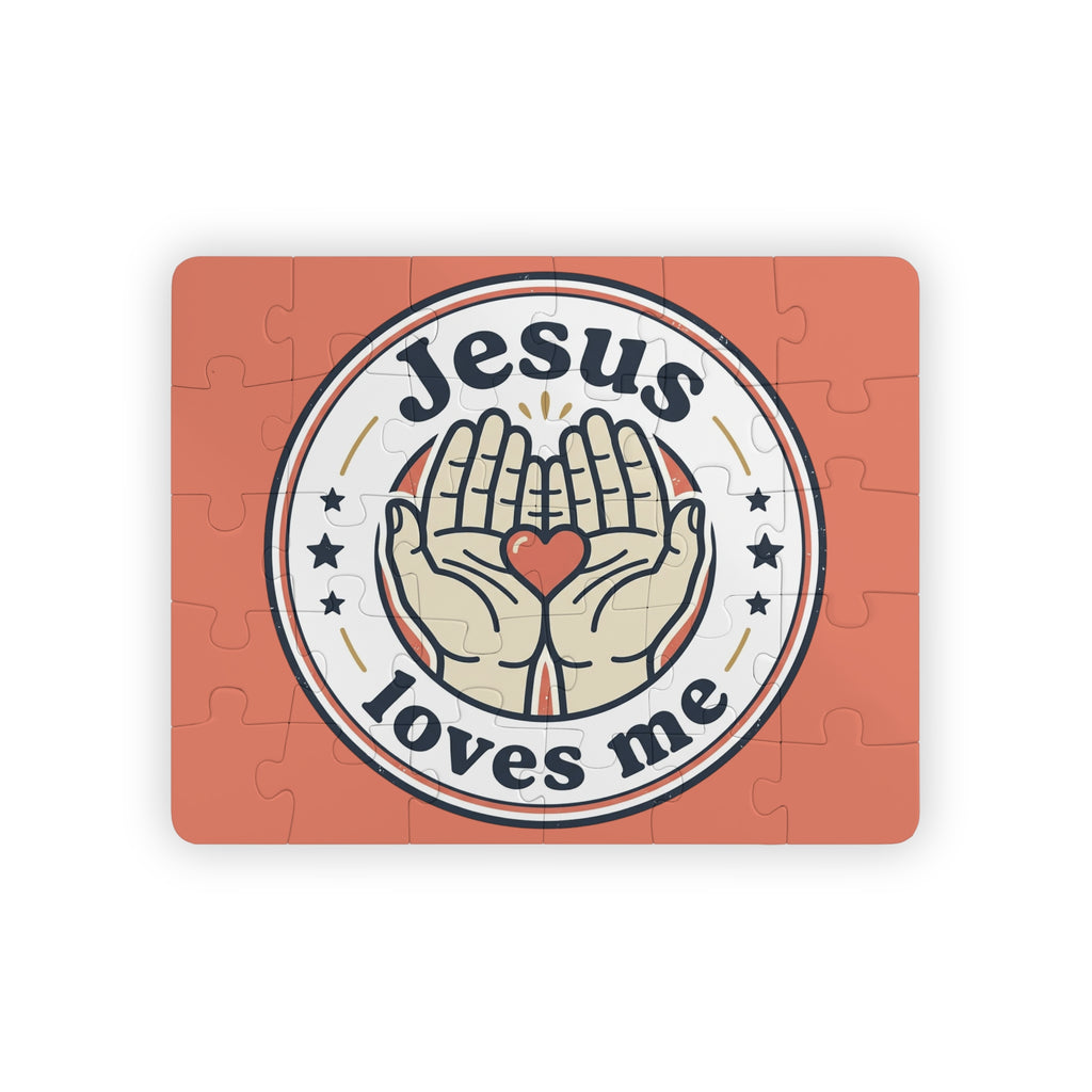 “Jesus Loves Me” Graphic — 30‑Piece Kids Puzzle