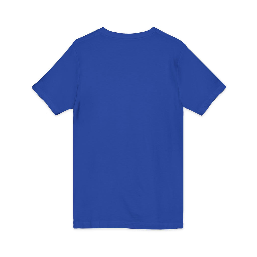 "Yea, though I walk... I will fear no evil" - Unisex Jersey Sleeve V-Neck Tee