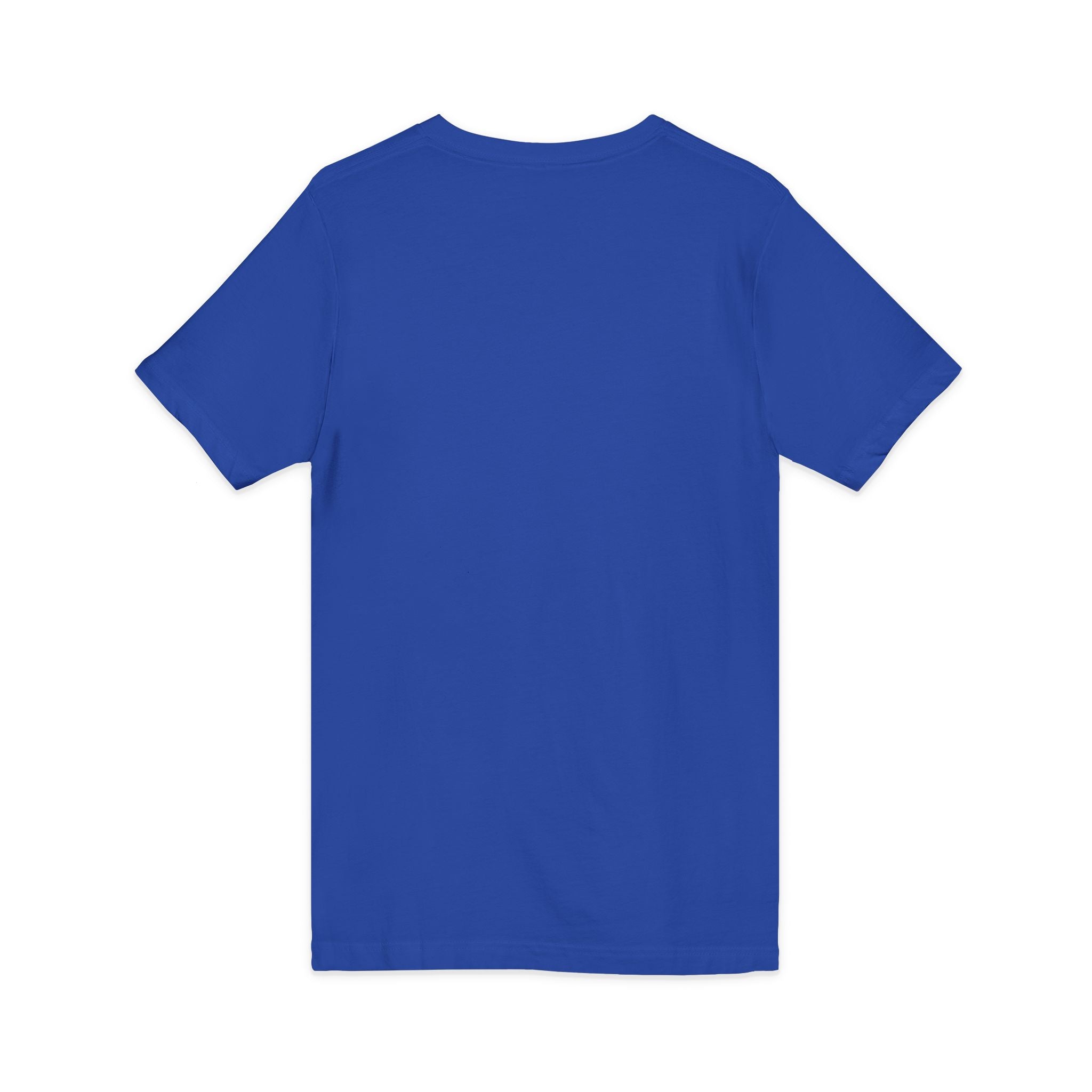 "Yea, though I walk... I will fear no evil" - Unisex Jersey Sleeve V-Neck Tee