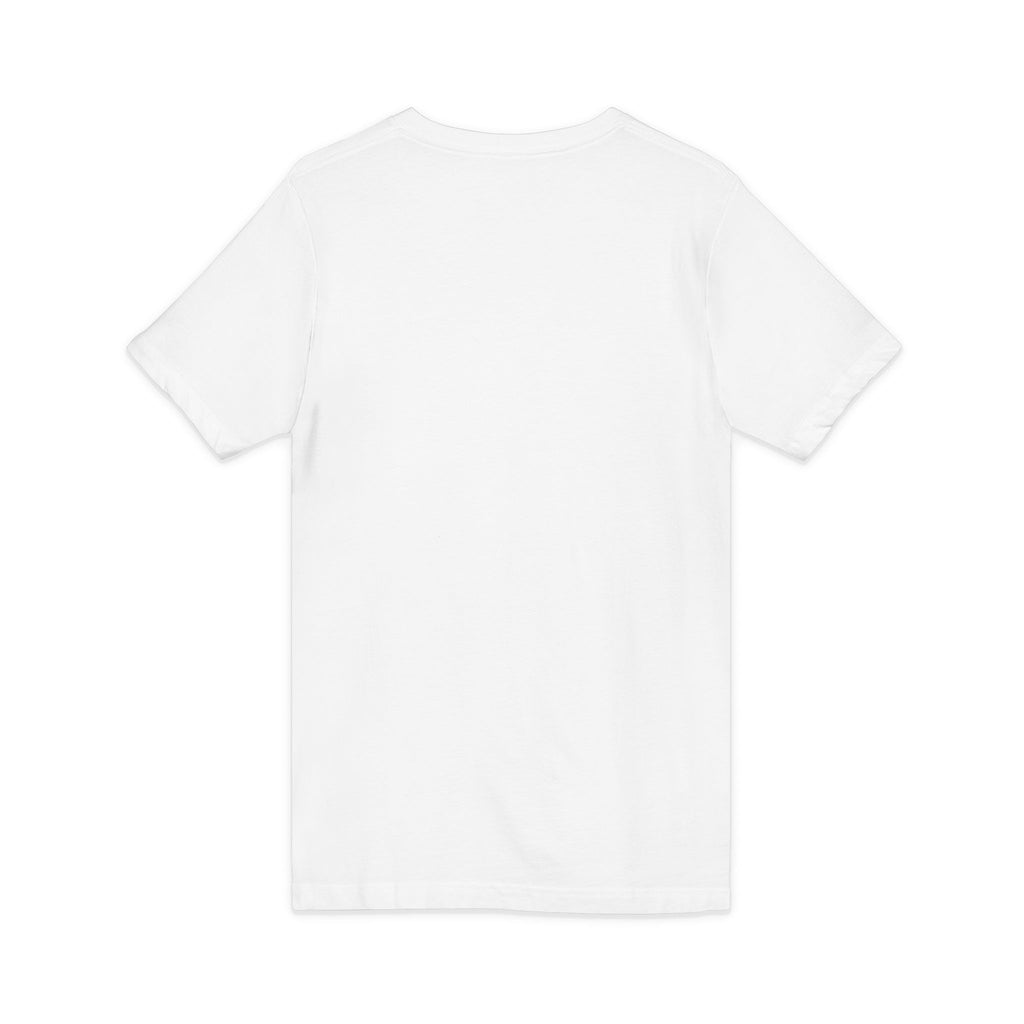 "Yea, though I walk... I will fear no evil" - Unisex Jersey Sleeve V-Neck Tee