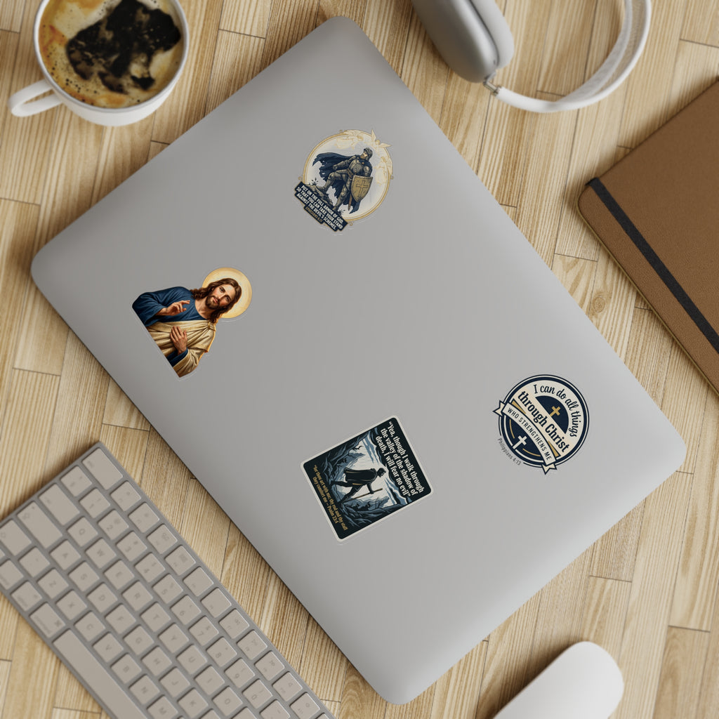 Christian Faith Scripture Graphics - Vinyl Sticker Sheets