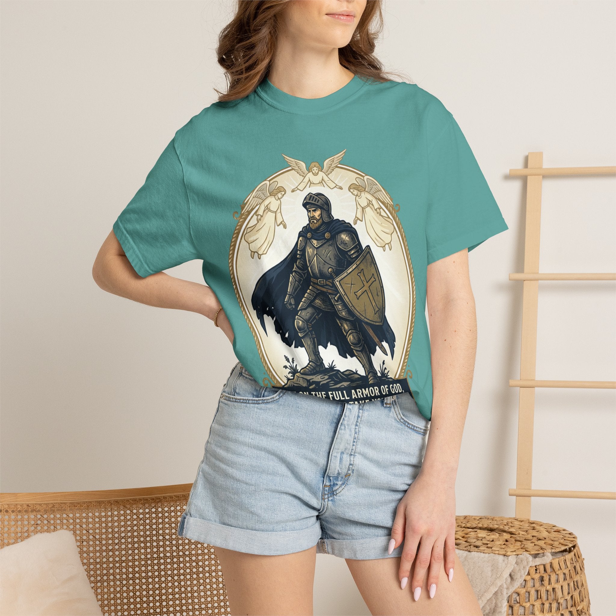 Armor of God T-Shirt -  Unisex Garment-Dyed Tee