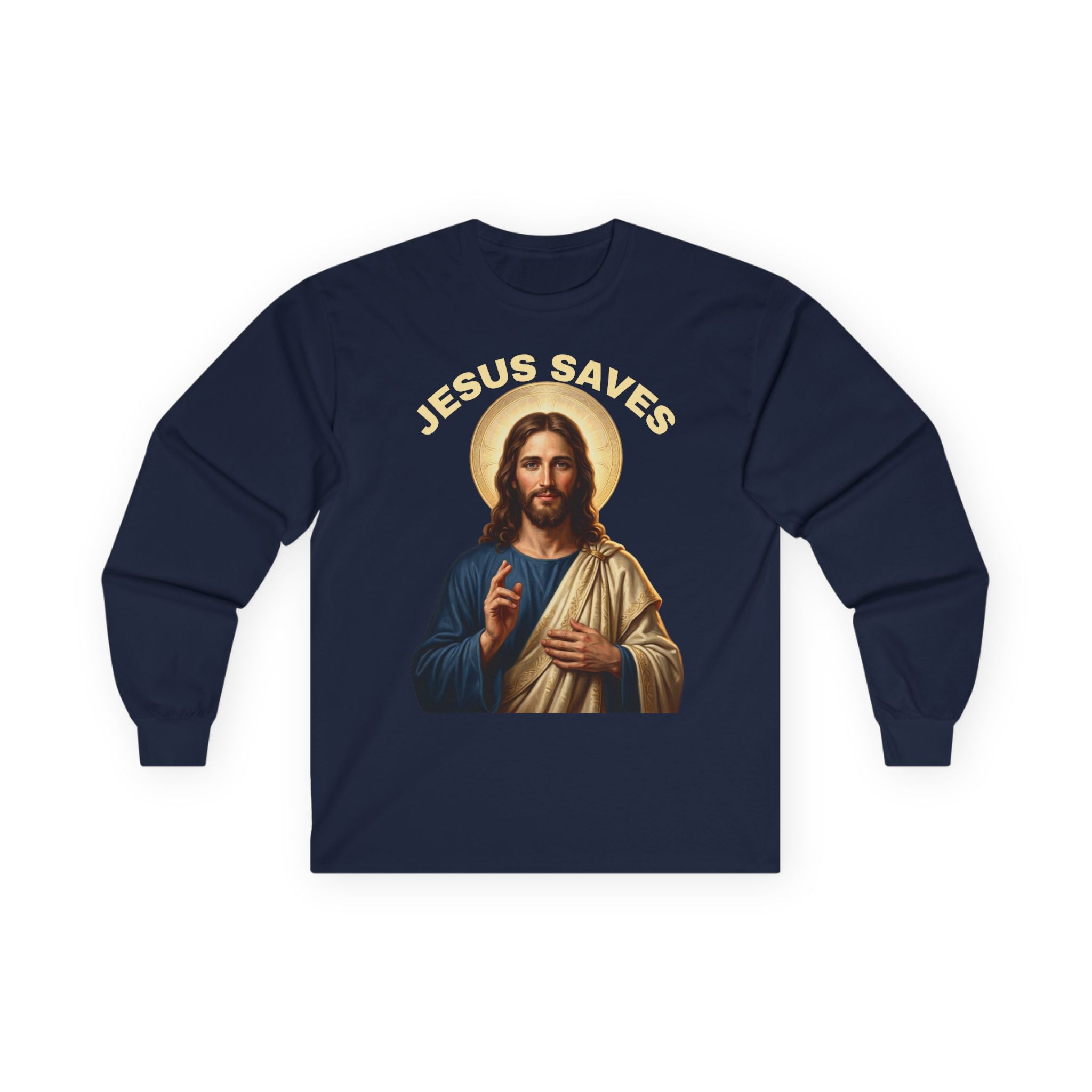Jesus Saves Unisex Ultra Cotton Long Sleeve Tee
