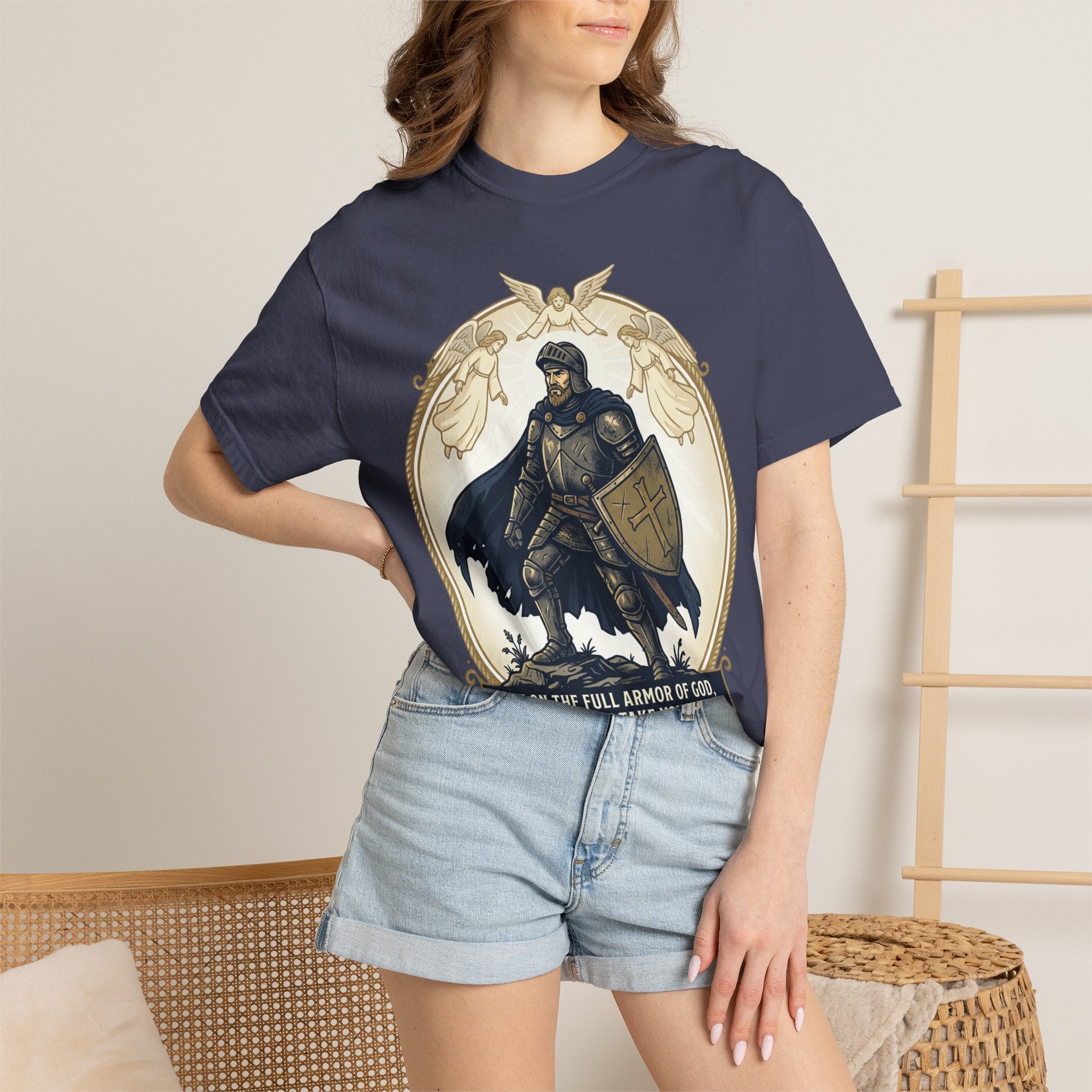 Armor of God T-Shirt -  Unisex Garment-Dyed Tee
