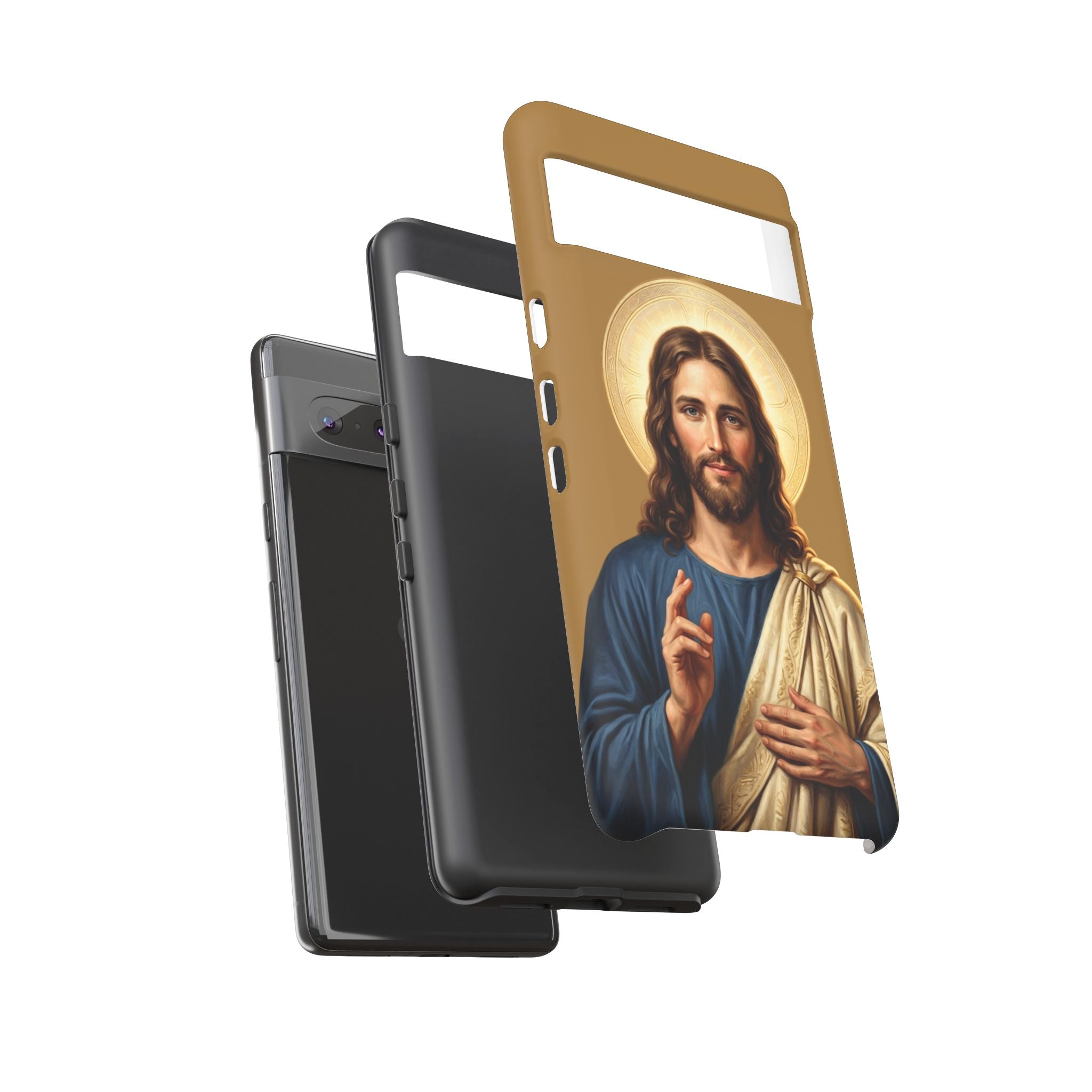 Jesus Portrait Phone Case | Tough Case | Google Pixel Selection