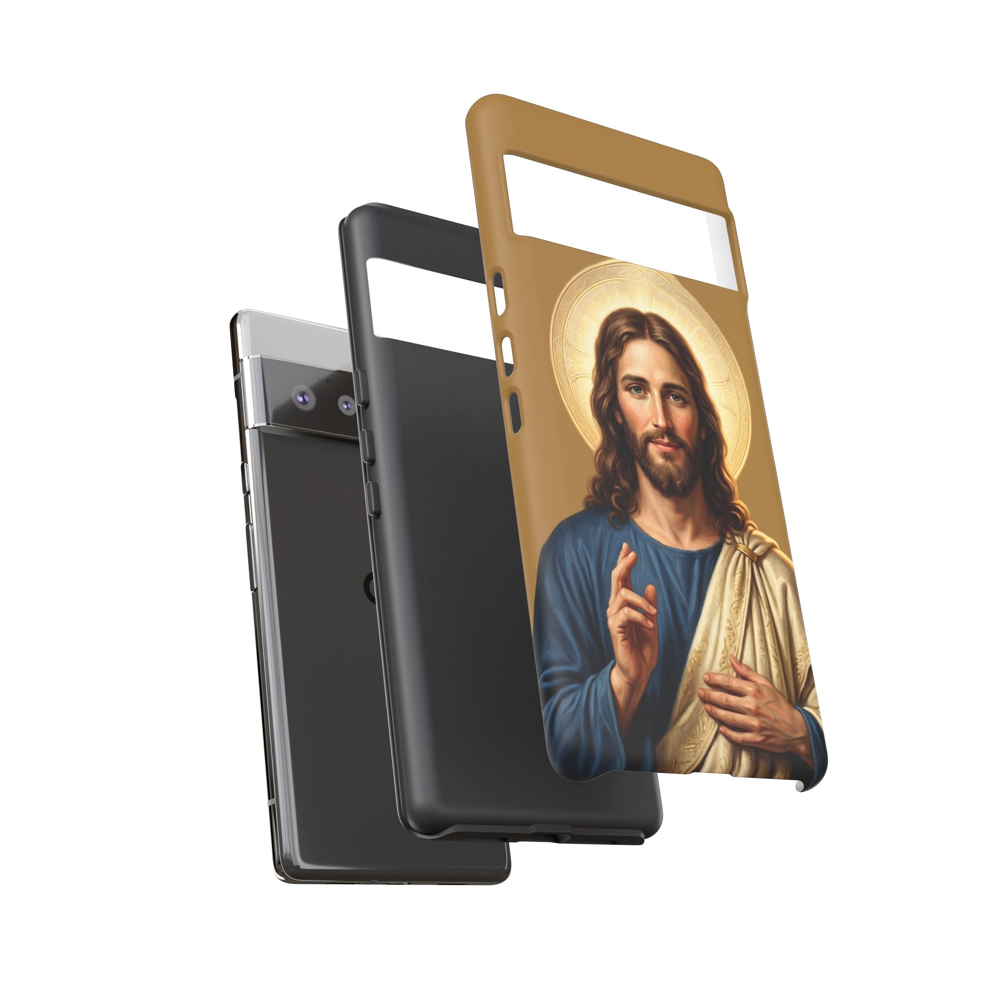 Jesus Portrait Phone Case | Tough Case | Google Pixel Selection