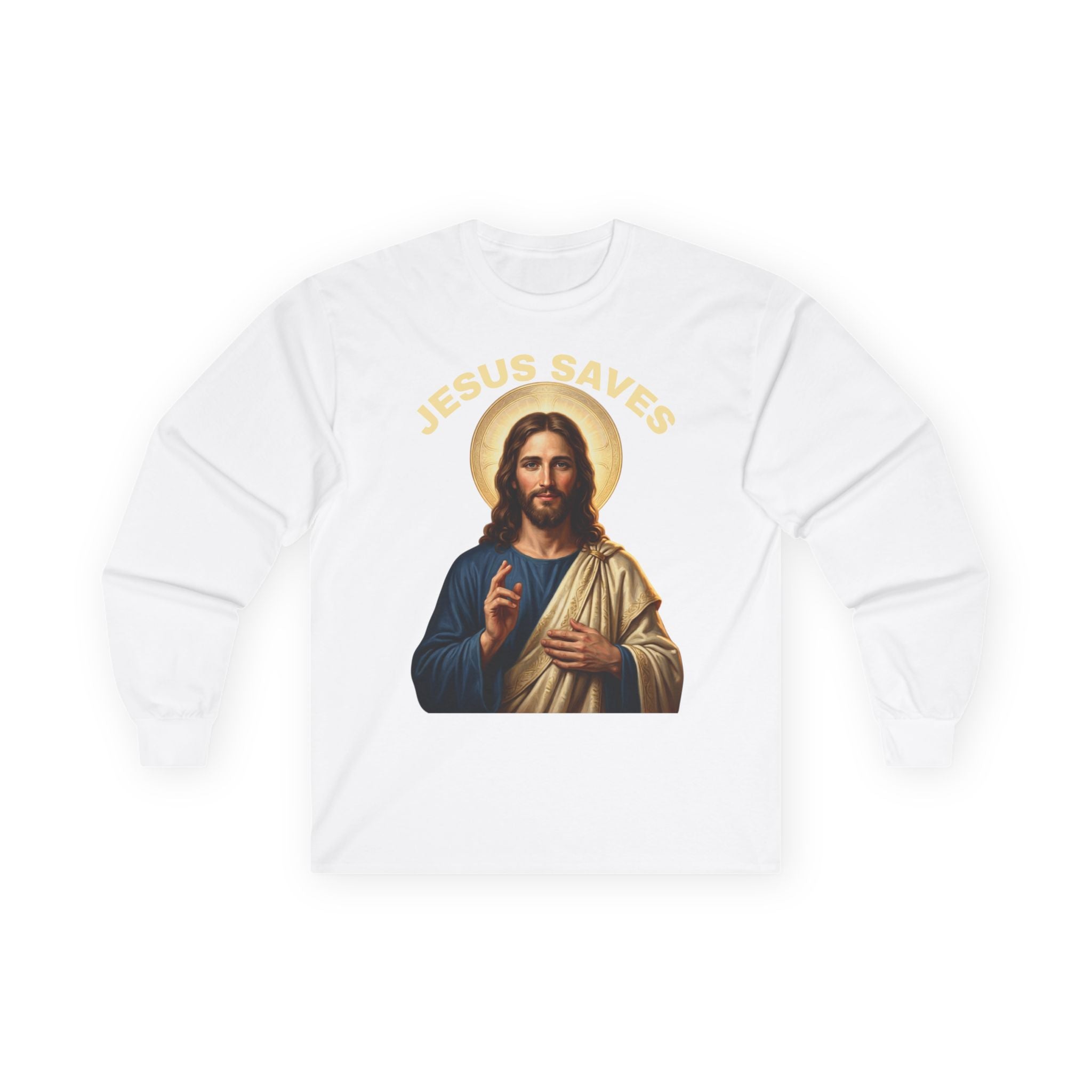 Jesus Saves Unisex Ultra Cotton Long Sleeve Tee