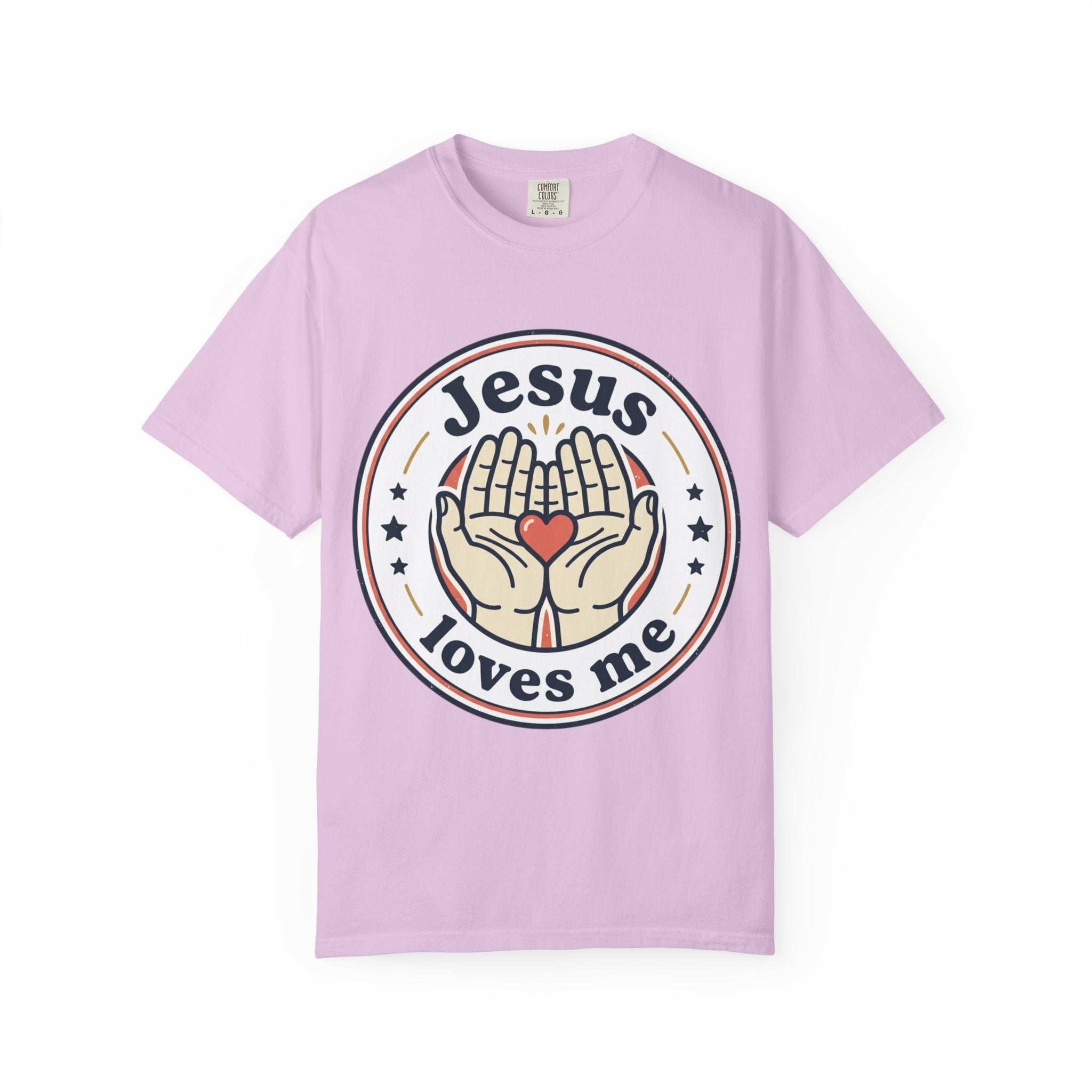 Unisex Garment-Dyed T-shirt | Jesus Loves Me Graphic