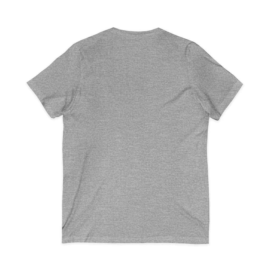 "Yea, though I walk... I will fear no evil" - Unisex Jersey Sleeve V-Neck Tee