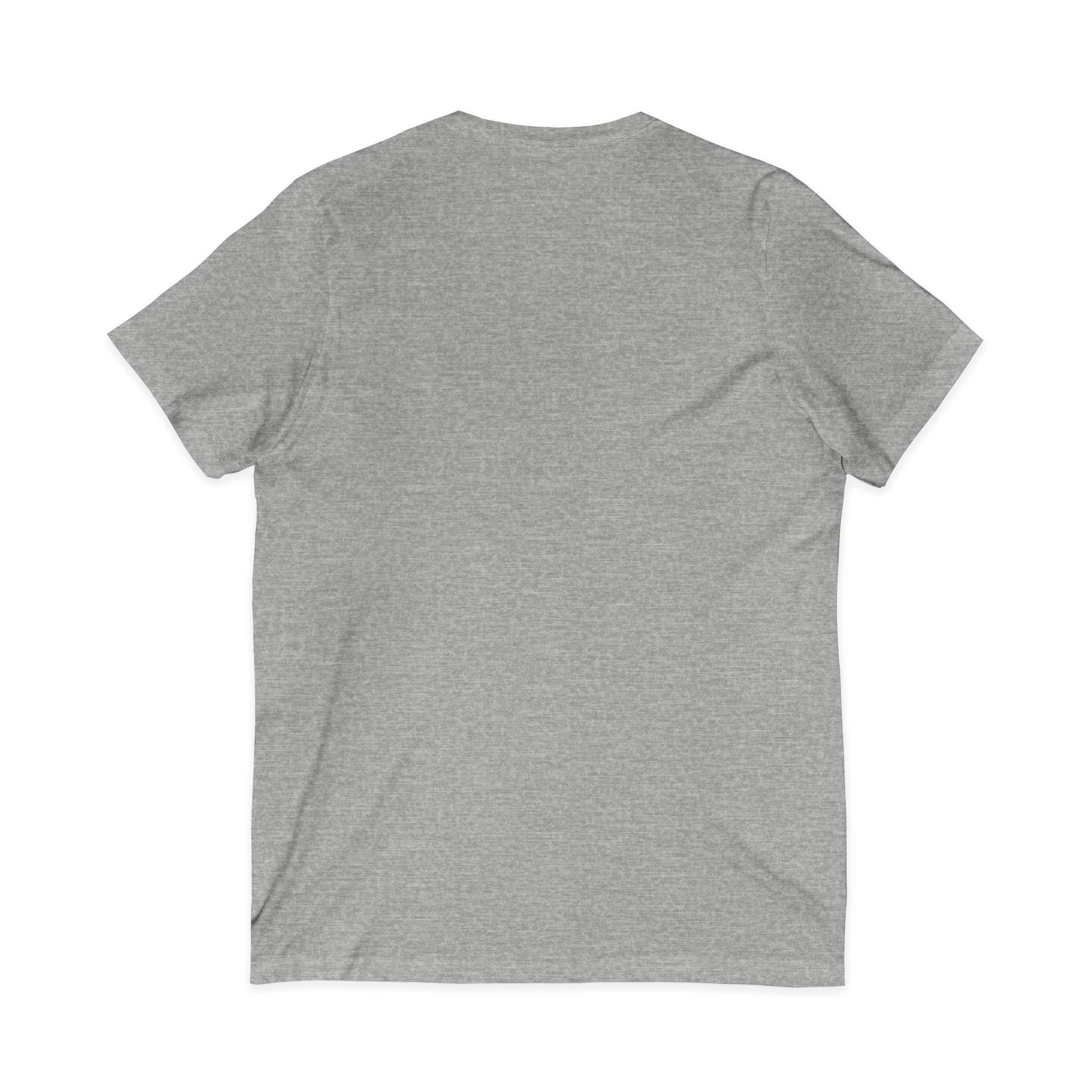 "Yea, though I walk... I will fear no evil" - Unisex Jersey Sleeve V-Neck Tee