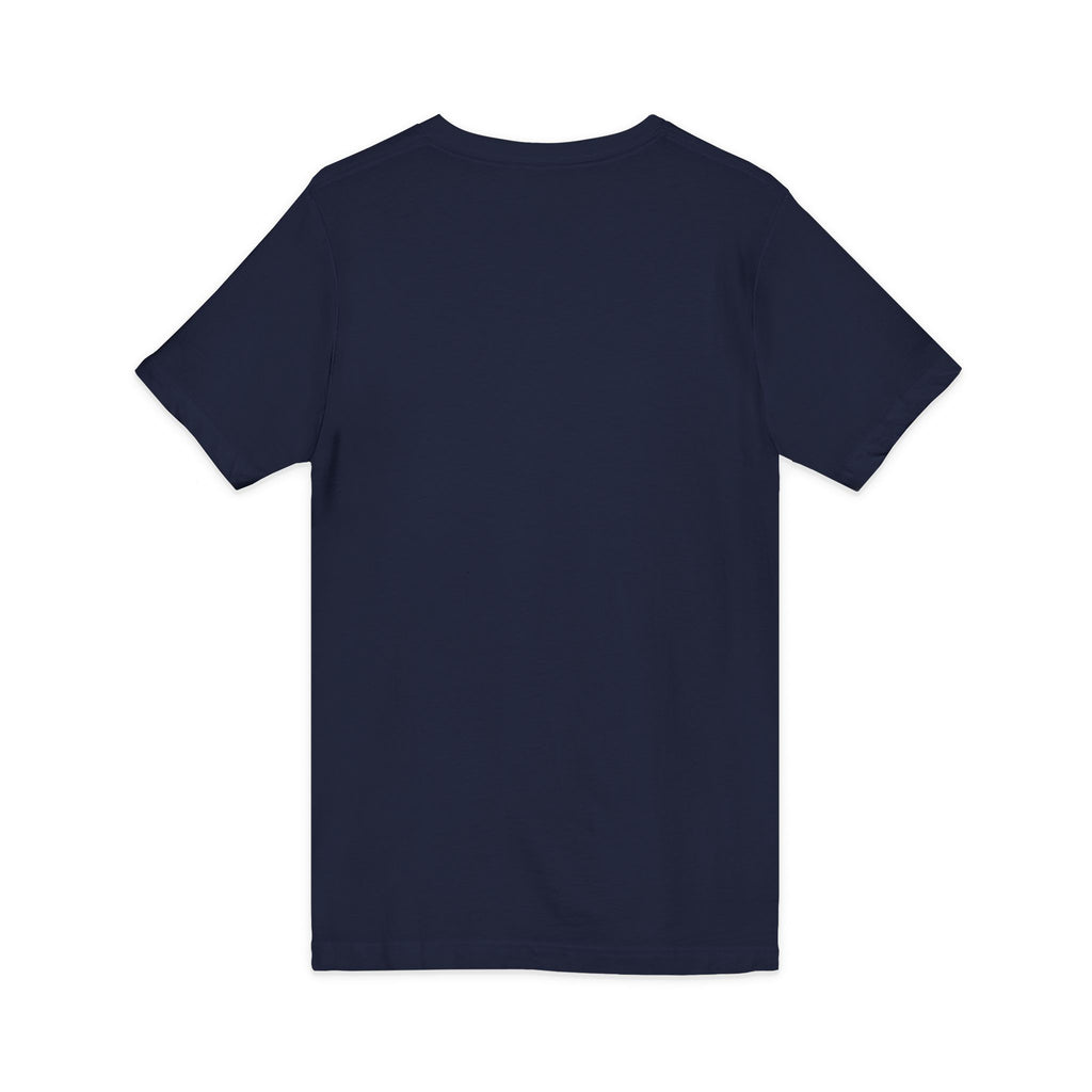 "Yea, though I walk... I will fear no evil" - Unisex Jersey Sleeve V-Neck Tee