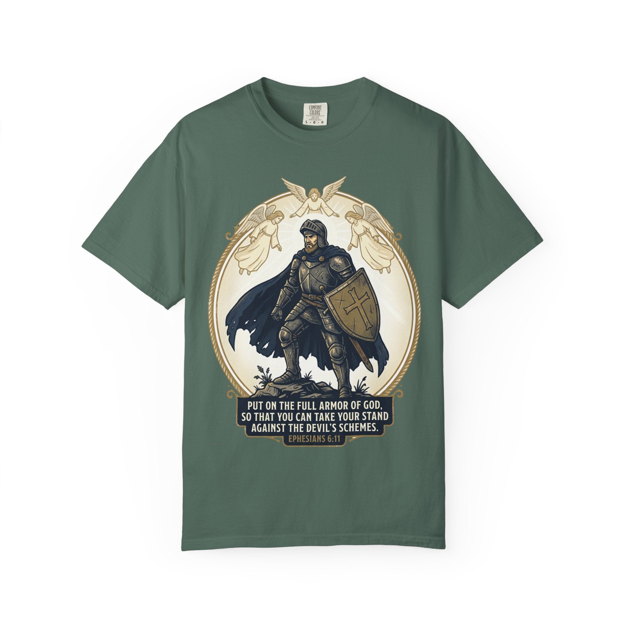Armor of God T-Shirt -  Unisex Garment-Dyed Tee