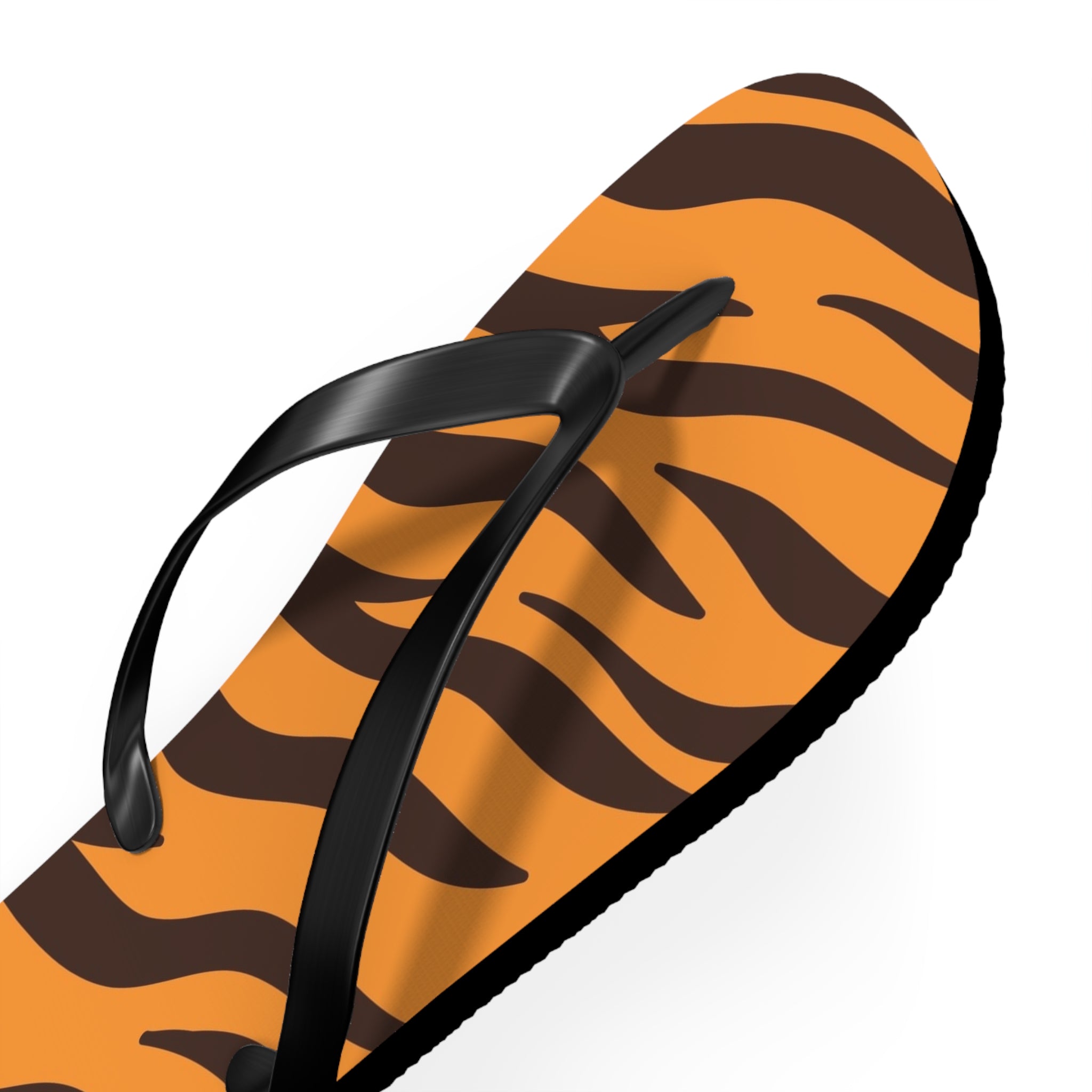 Tiger Stripe Flip Flops