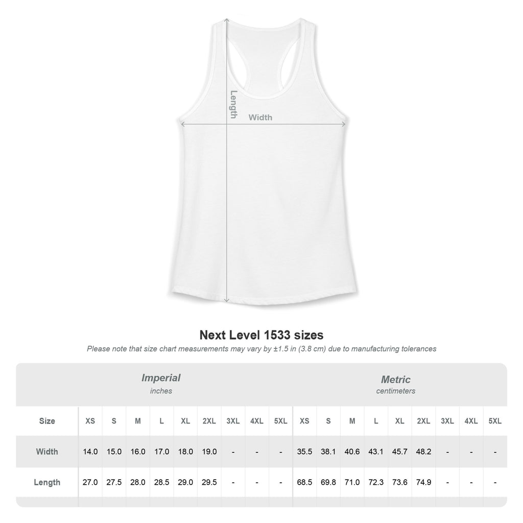 "Have Faith and Chill" Graphic - Women's Ideal Racerback Tank